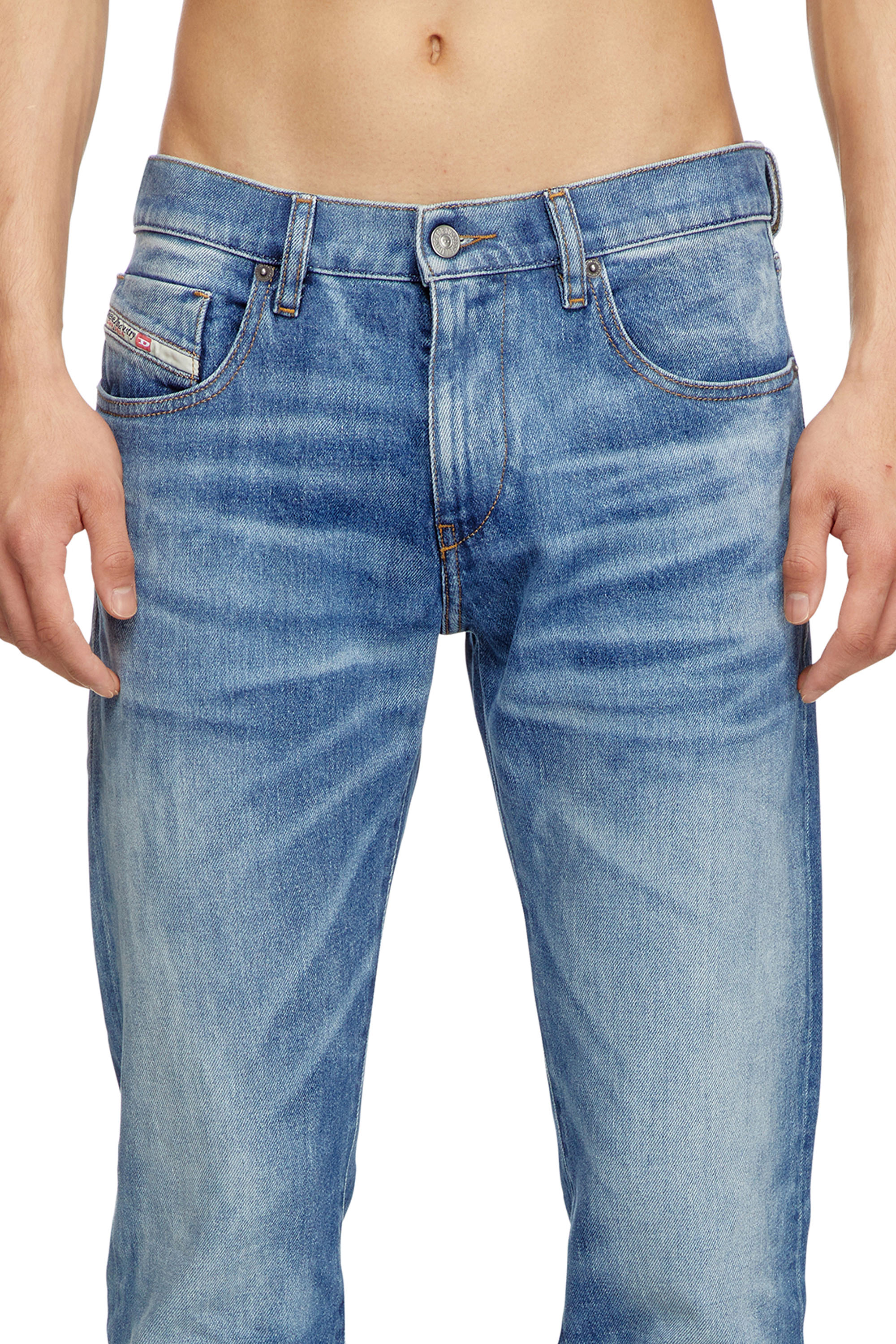 Diesel - Slim Jeans 2019 D-Strukt 09L19 Uomo, Blu medio - Image 5