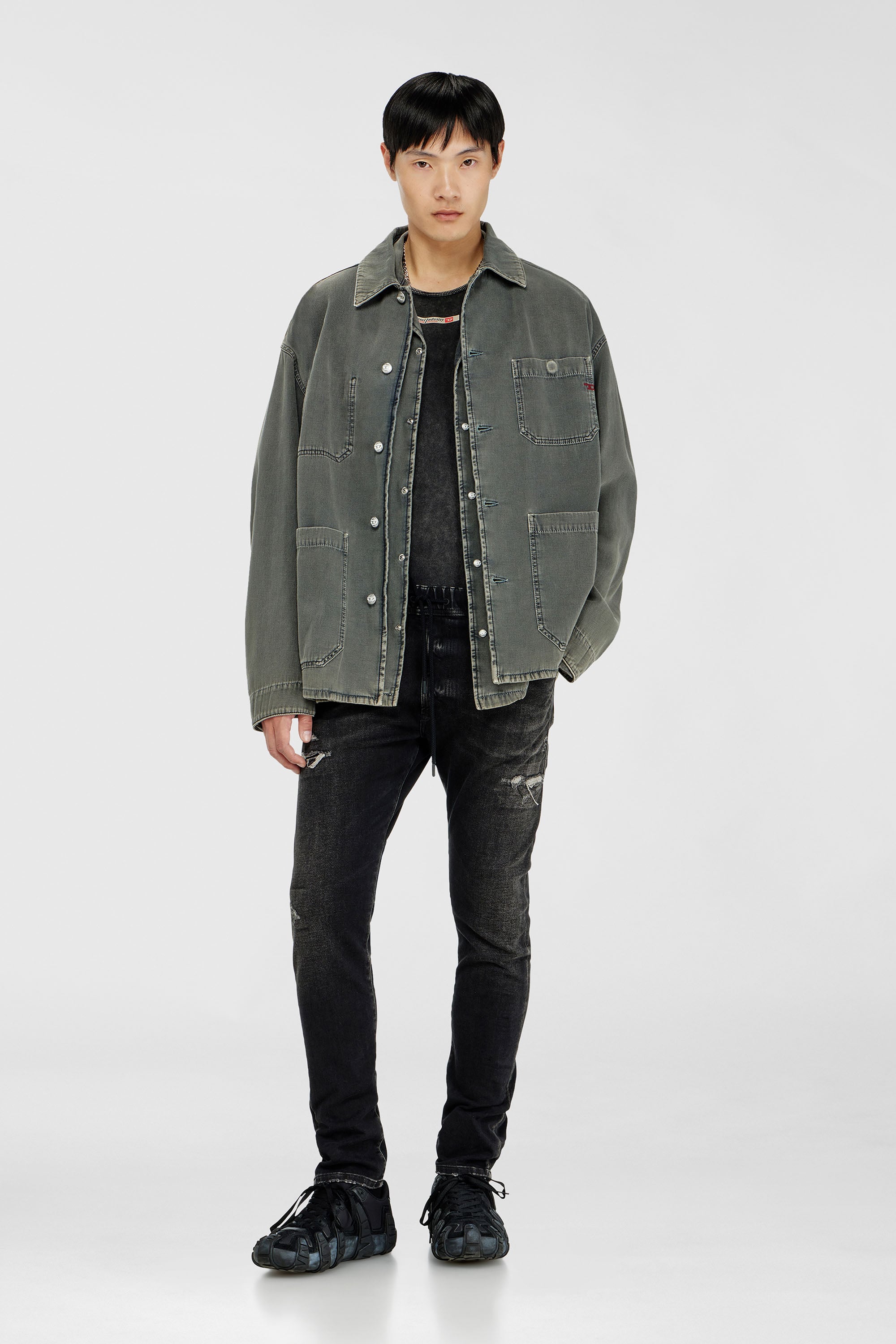 Diesel - Herren Regular 2030 D-Krooley Joggjeans&reg; 09Q22, Schwarz/Dunkelgrau - 1