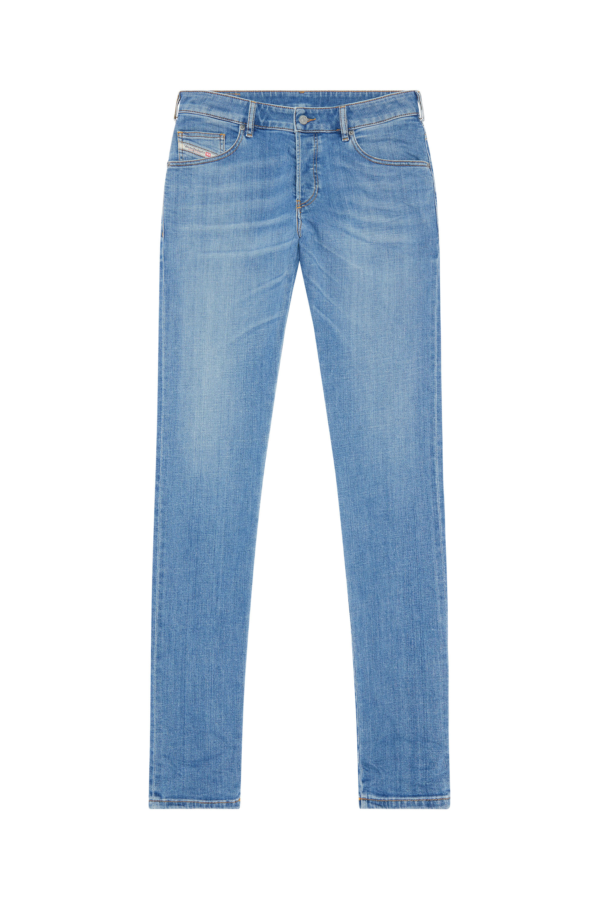 Diesel - Tapered Jeans D-Yennox 09F77, Blu Chiaro - Image 5