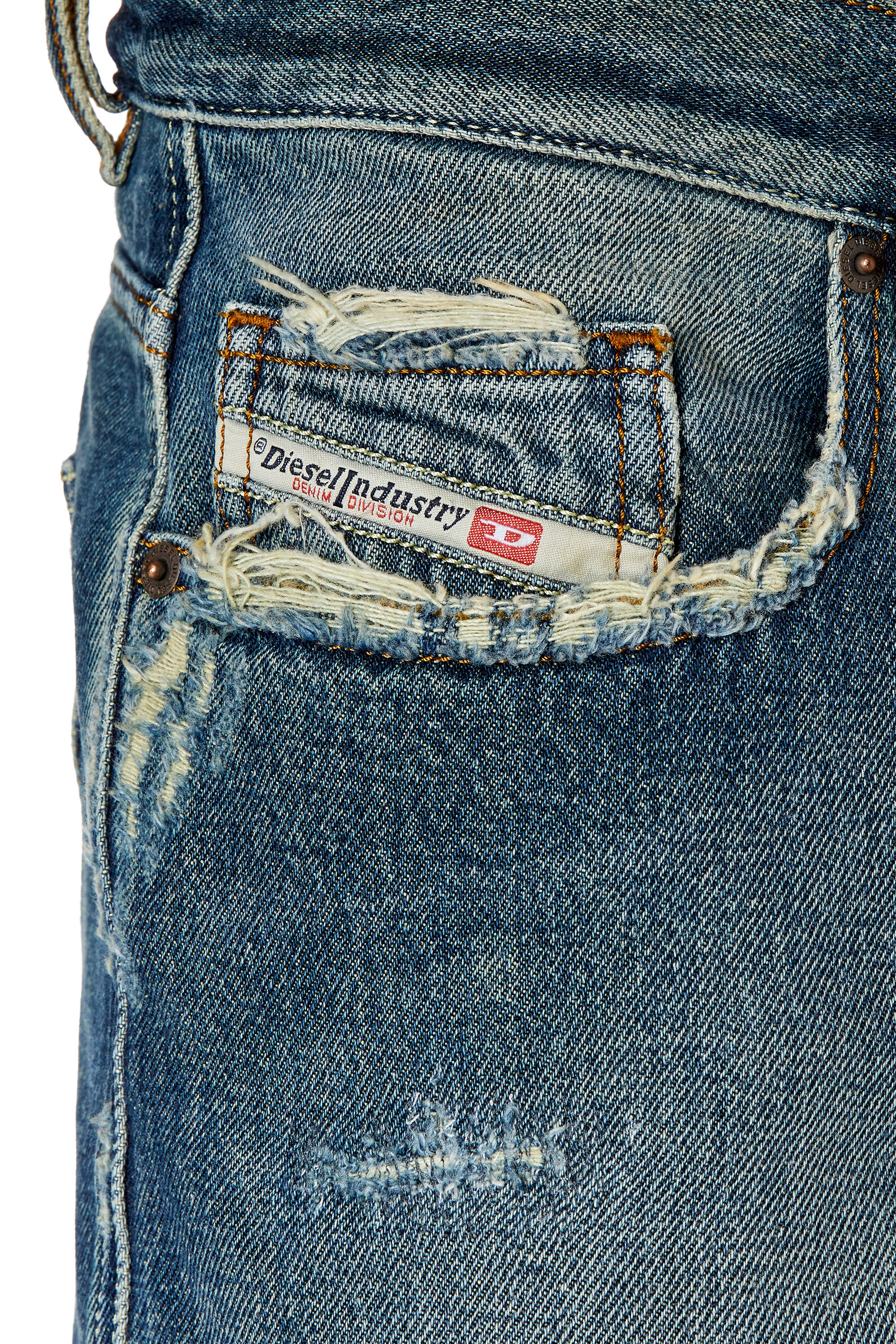 Diesel - Straight Jeans 2020 D-Viker E9C40, Bleu Foncé - Image 3