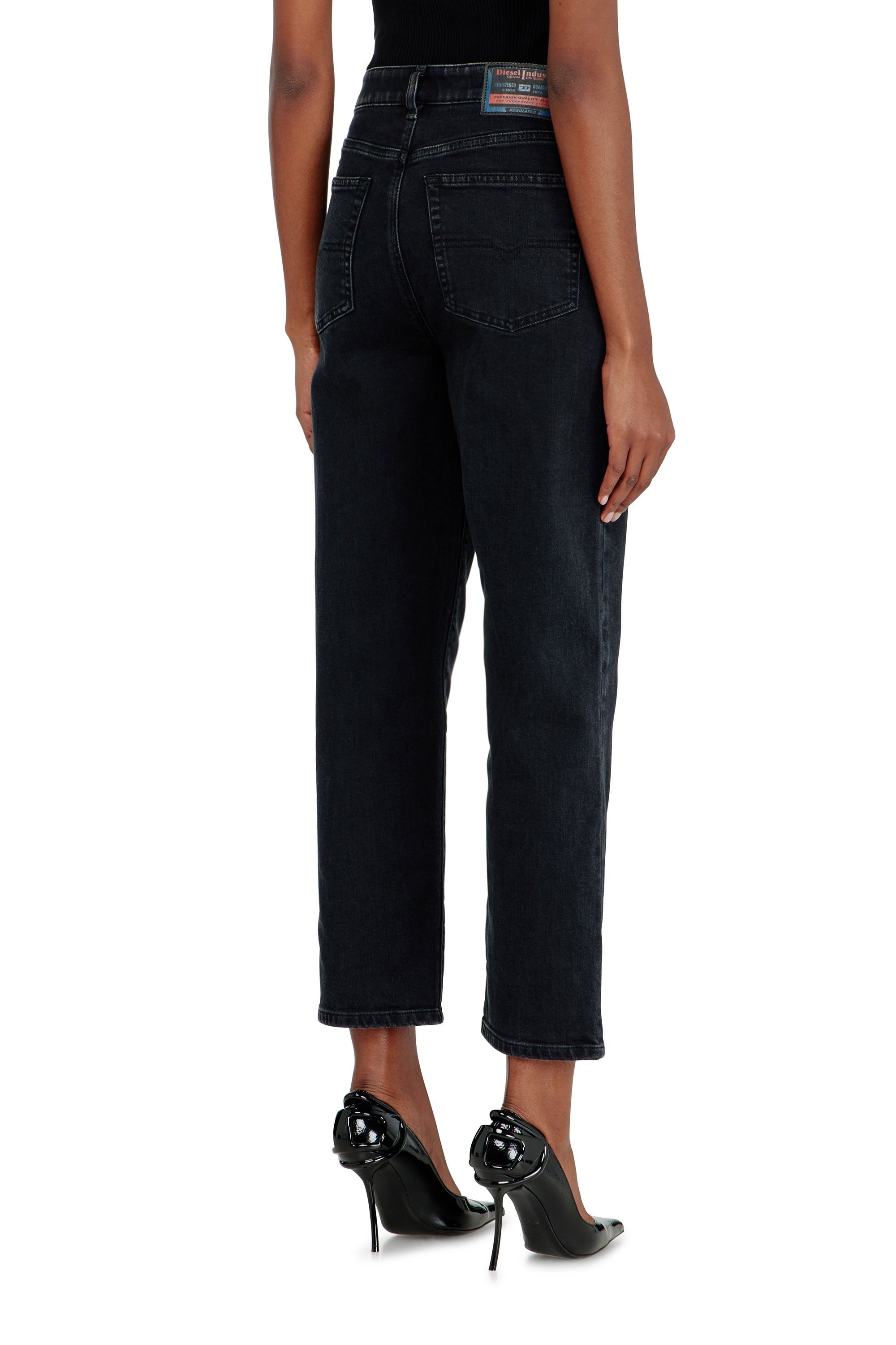 Diesel - Woman's Regular Jeans 1981 D-Went 09N89, Black/Dark grey - 5