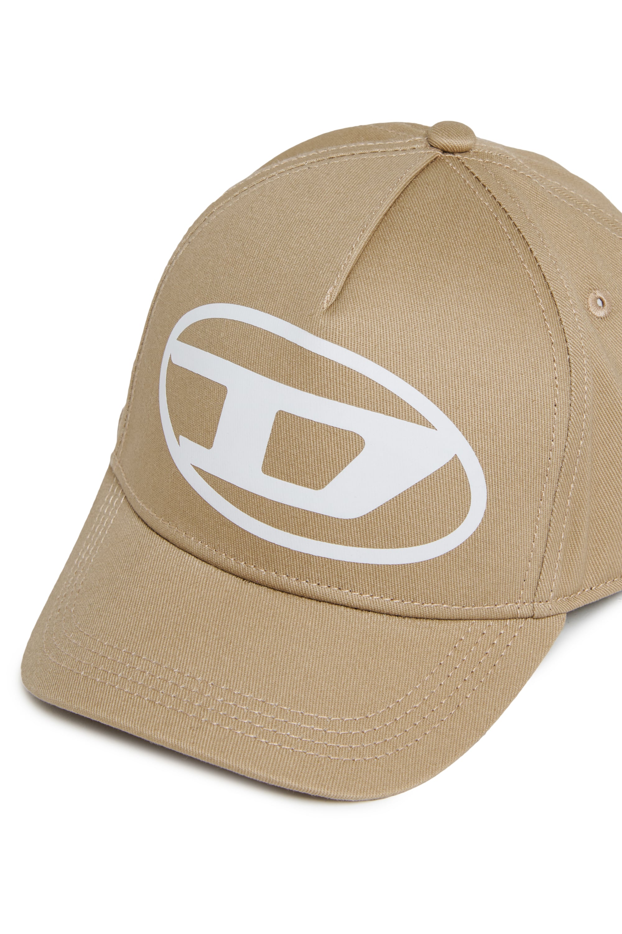 Diesel - FLIMO, Herren Baseballcap mit Oval D Logo-Print in Braun - 3