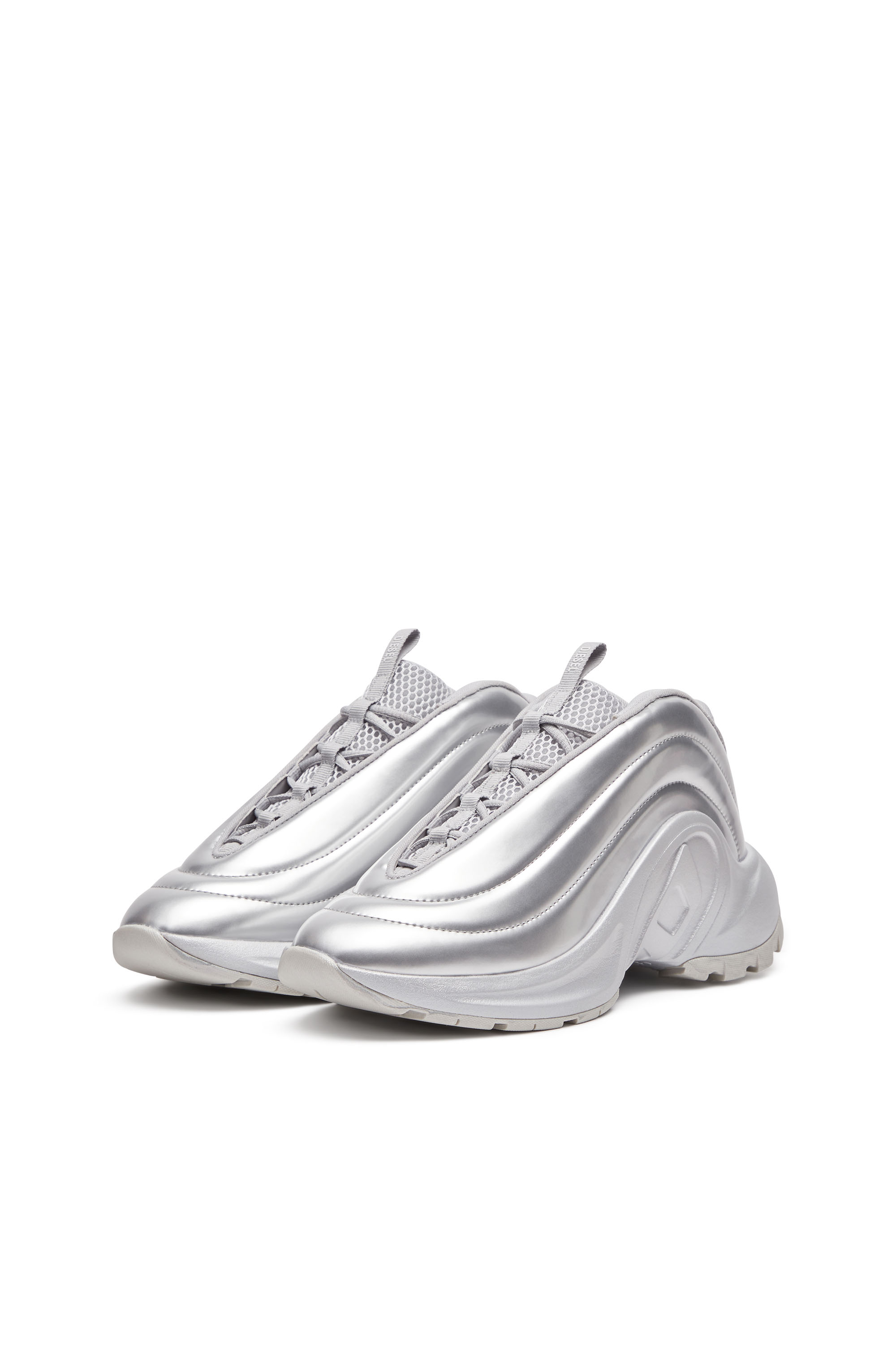 S-D-RUNNER X, Silber Diesel - S-D-RUNNER X, Unisex S-D-Runner-Schlupfsneakers mit Oval D-Spann in Silber - 8