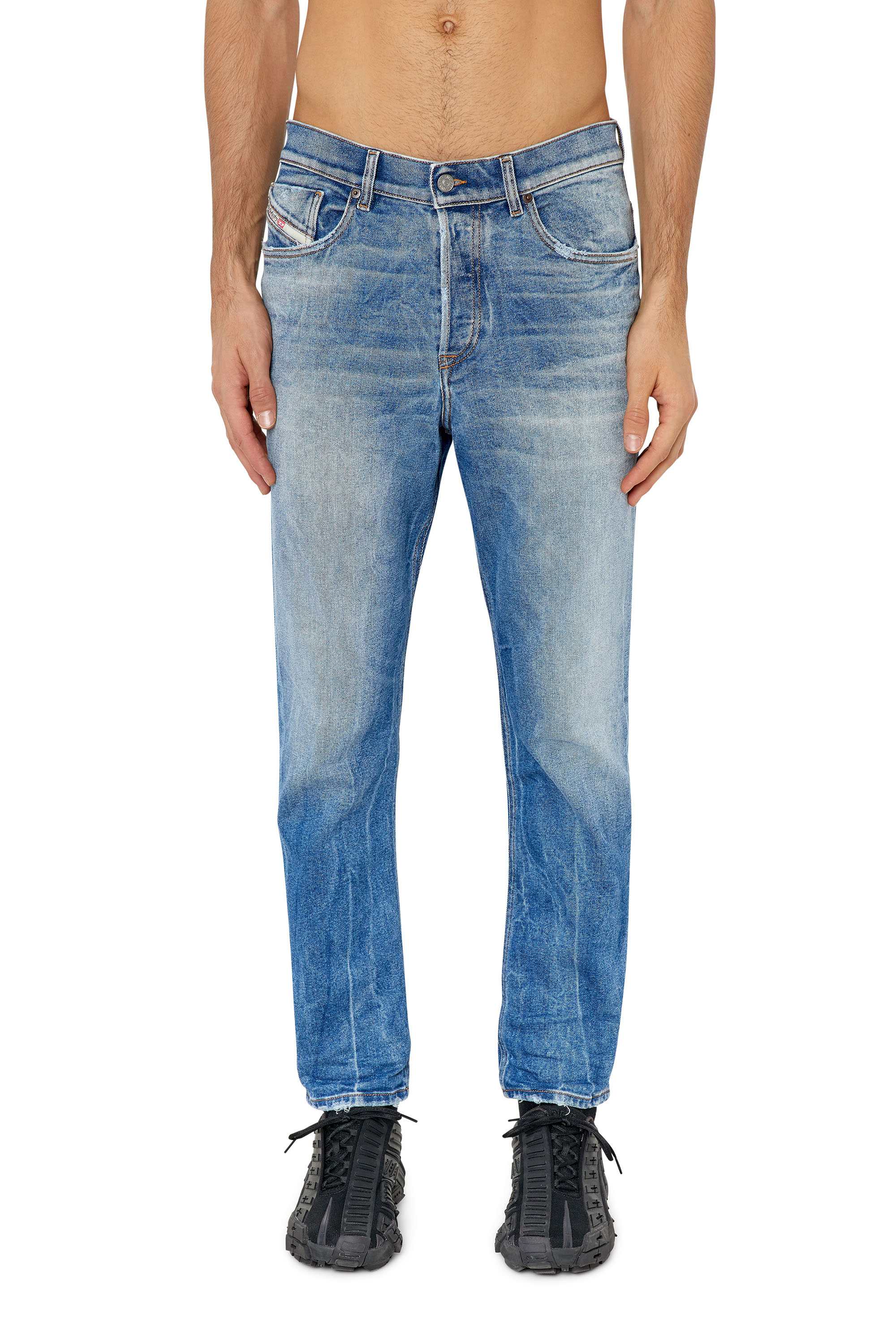 Diesel - 2005 D-FINING 09E85 Tapered Jeans, Bleu Clair - Image 1