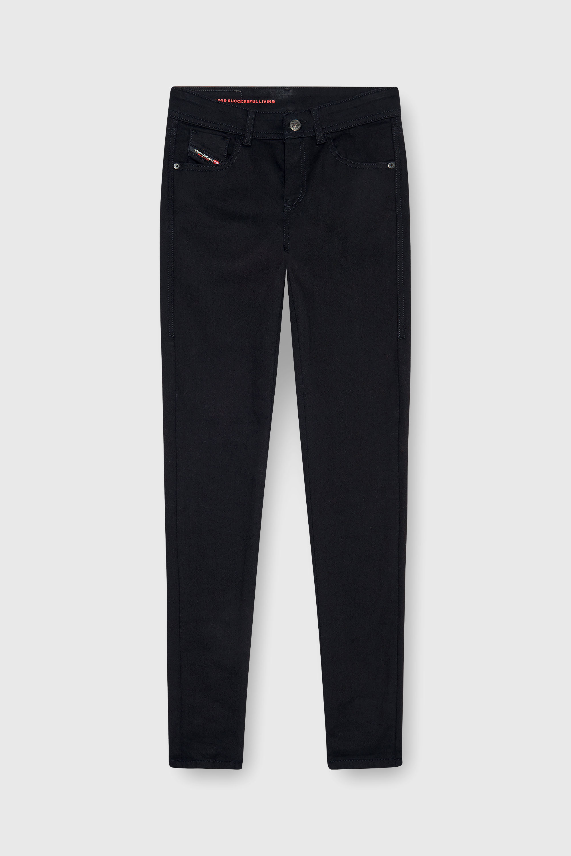 Diesel - Woman's Skinny Jeans 2017 Slandy 069EF, Black/Dark grey - 2
