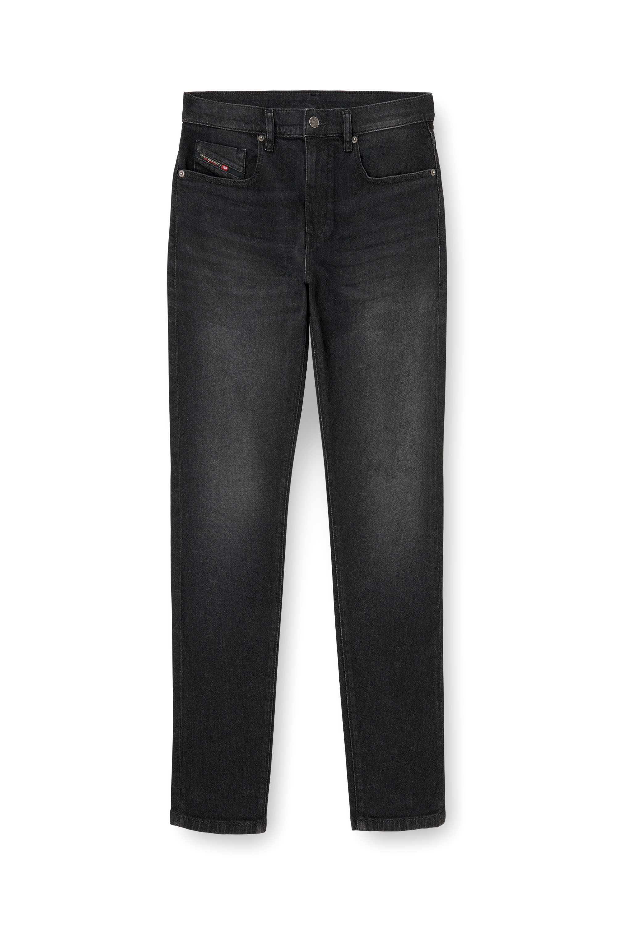 Diesel - Slim Jeans 2019 D-Strukt 0DBDT Homme, Noir/Gris fonc&eacute; - Image 3