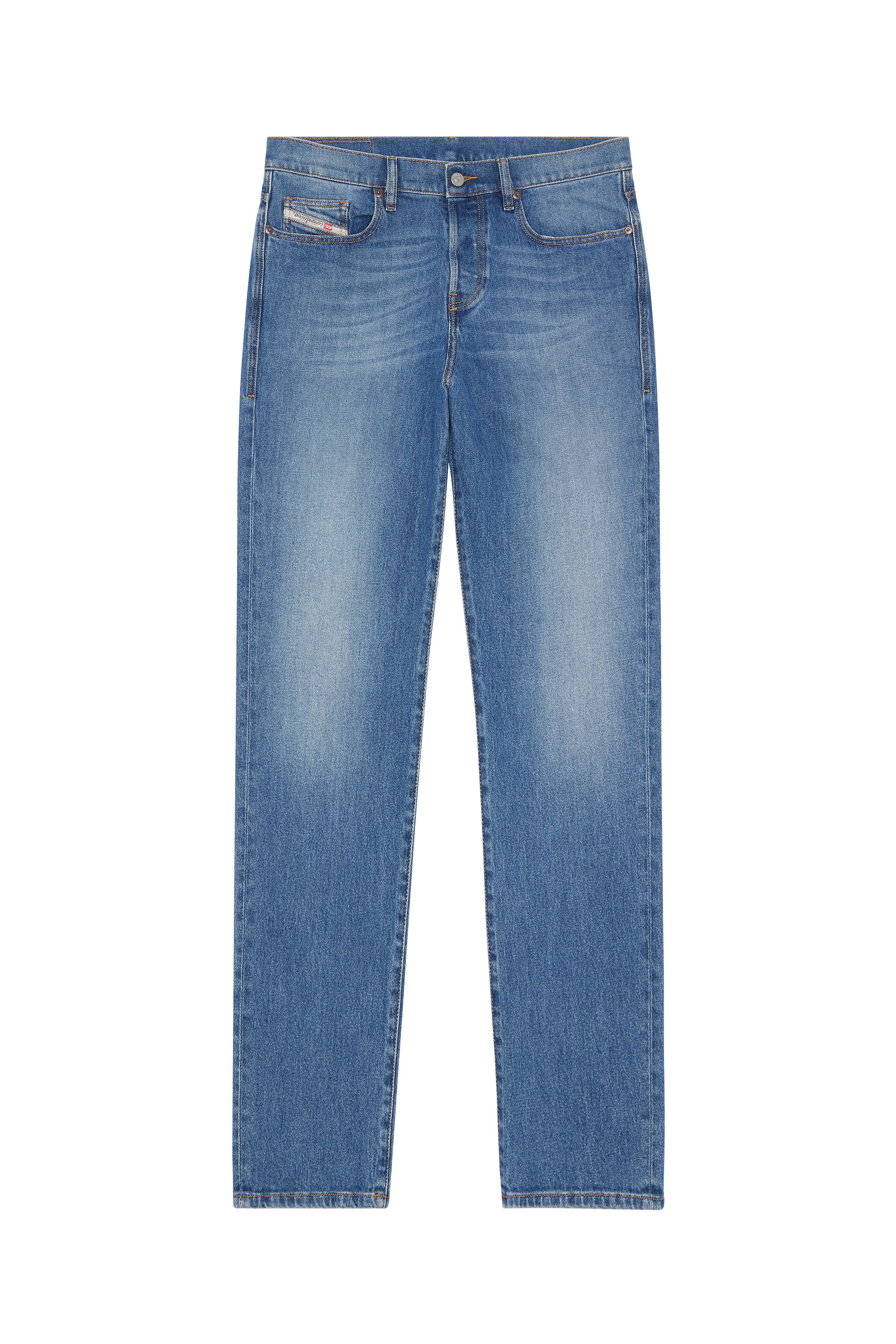 Diesel - Straight Jeans 2020 D-Viker 09F82, Bleu moyen - Image 5