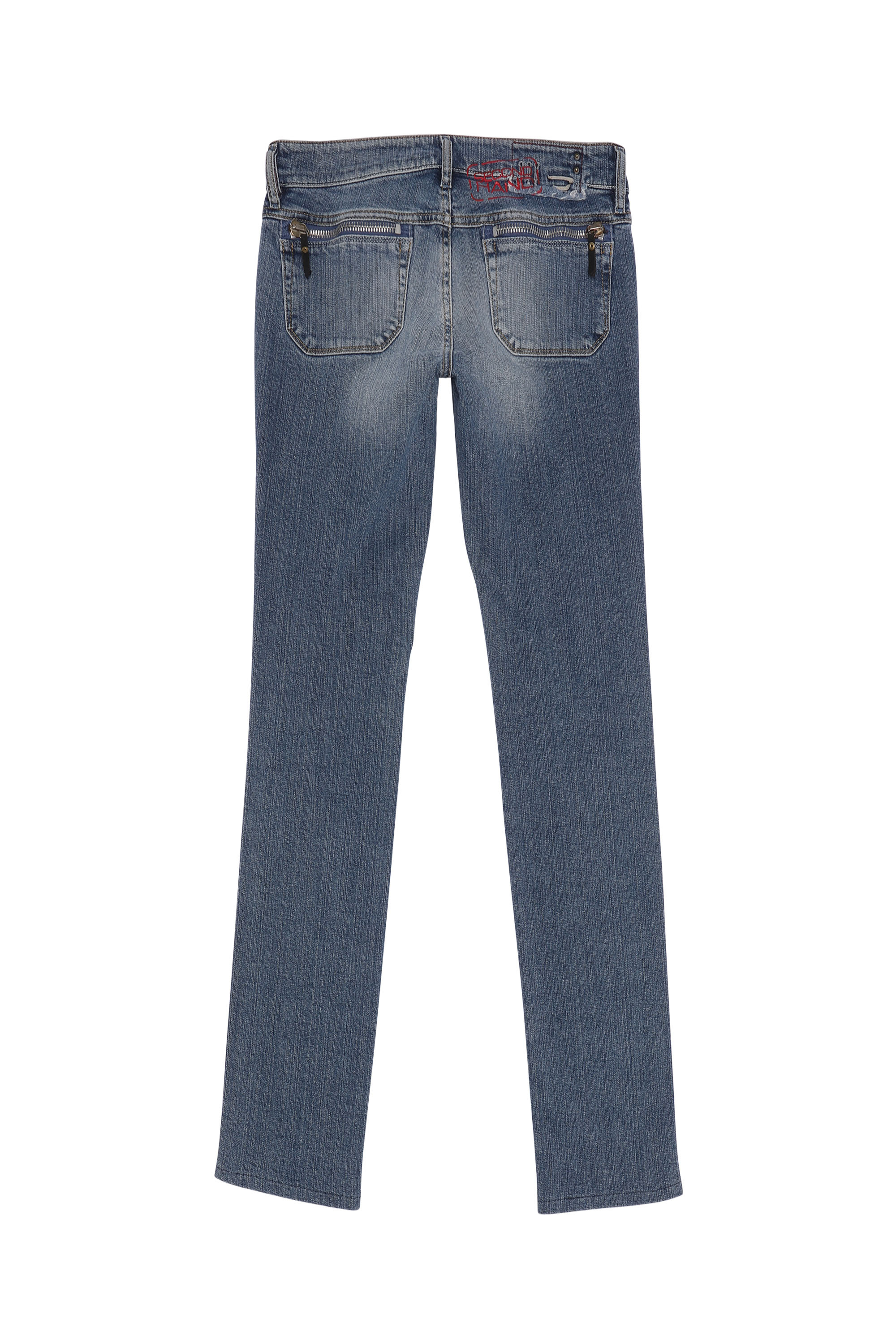 Diesel - SH DENIM PANT Donna, Blu medio - Image 2