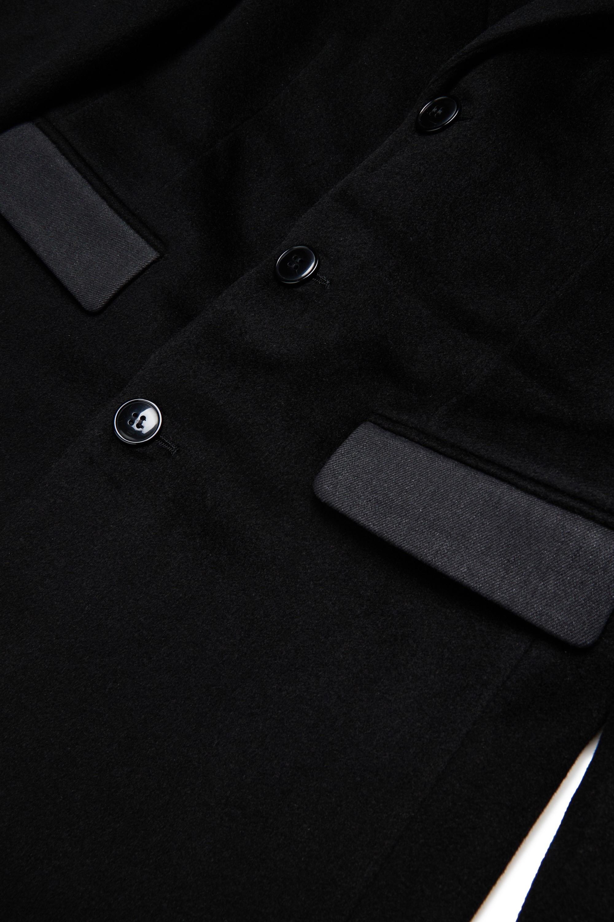 Diesel - JDERRIS, Herren Jacke aus Wolle mit kontrastierenden Details in Schwarz - 4