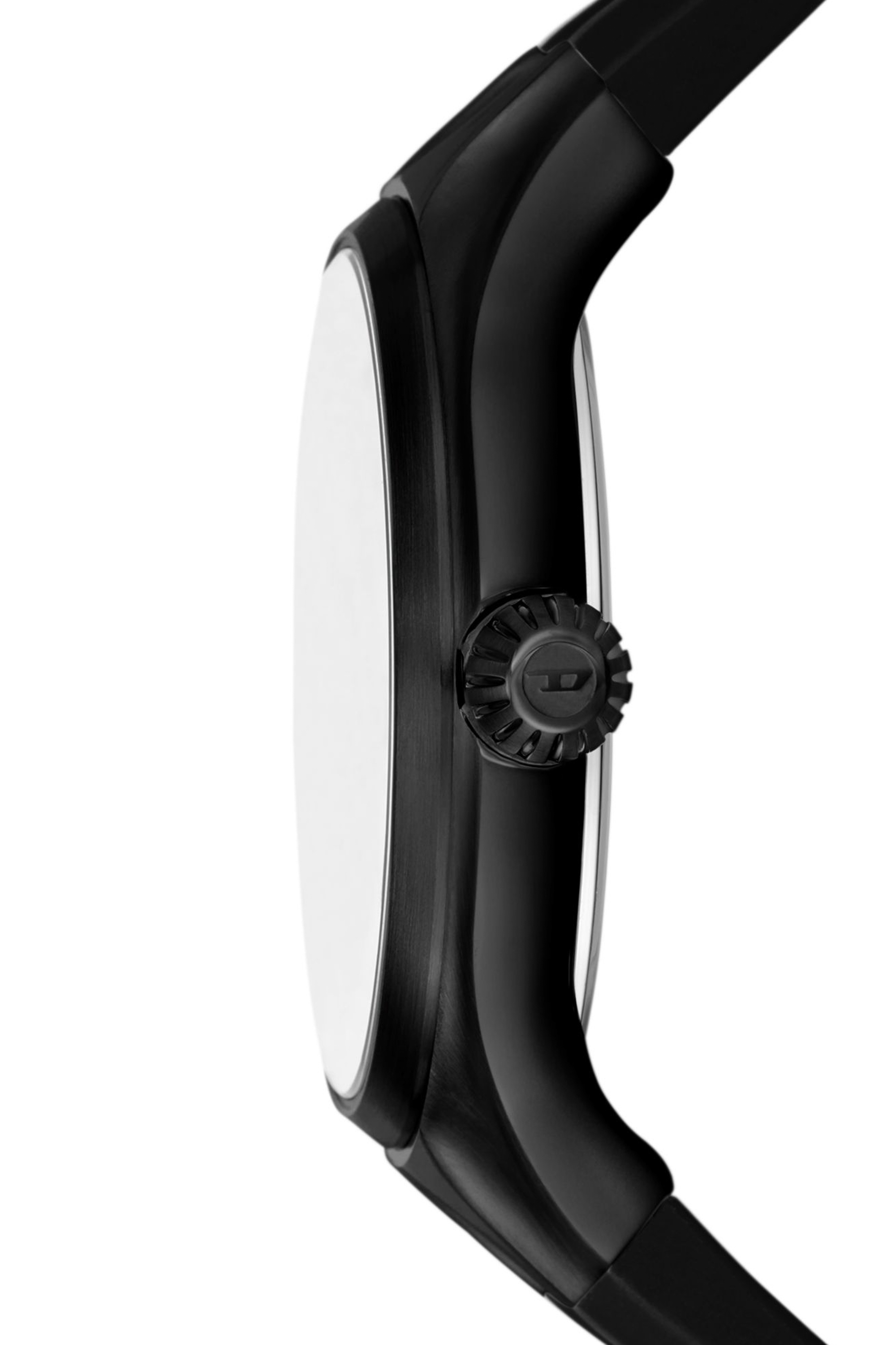Diesel - DZ2203, Herren Streamline Armbanduhr aus schwarzem Silikon in Schwarz - Image 3