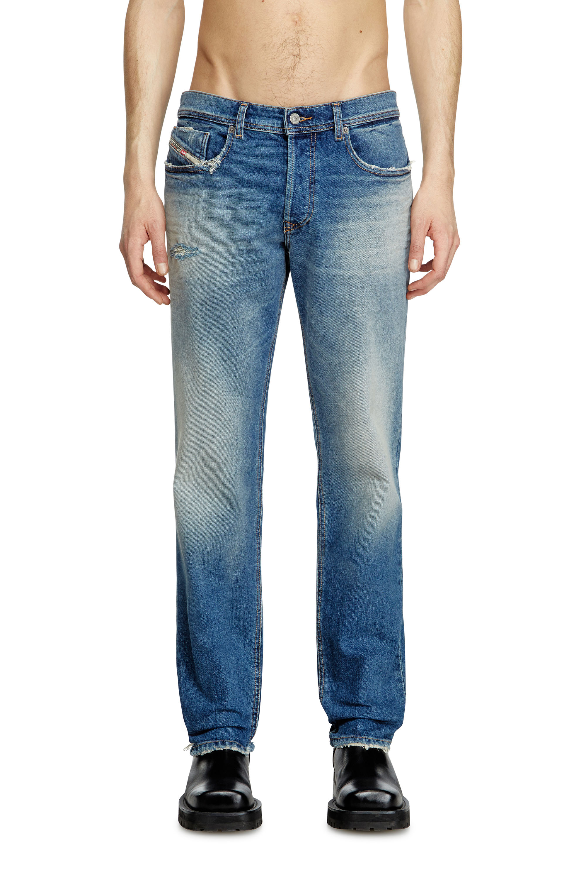 Diesel - Herren Regular Jeans 2023 D-Finitive 0BMBY, Mittelblau - 1