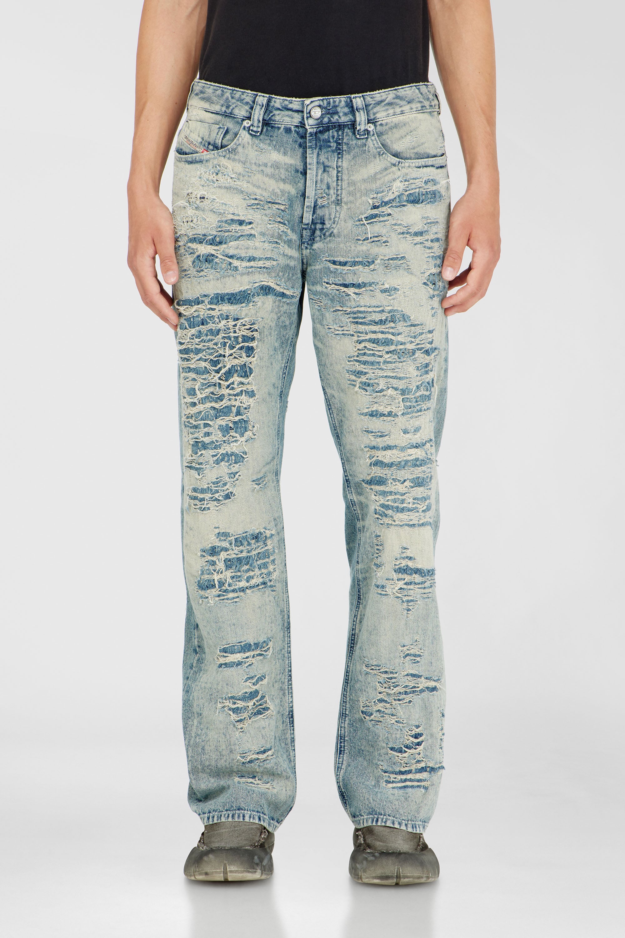 Diesel - Herren Relaxed Jeans 1980 D-Eeper 068YM, Mittelblau - 1