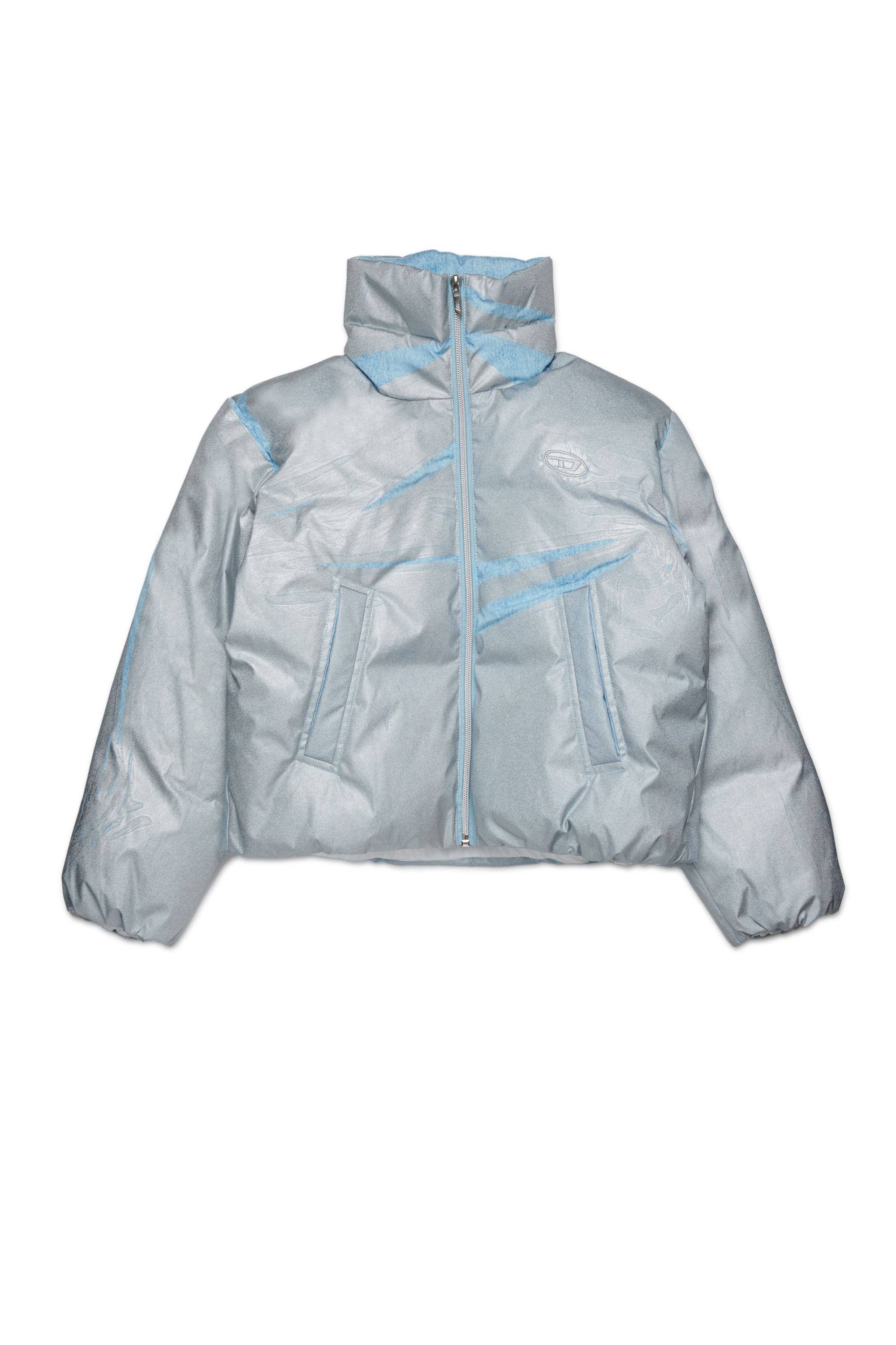 Diesel - JWHIMSY, Veste à fermeture éclair frontale Femme in Bleu - 1