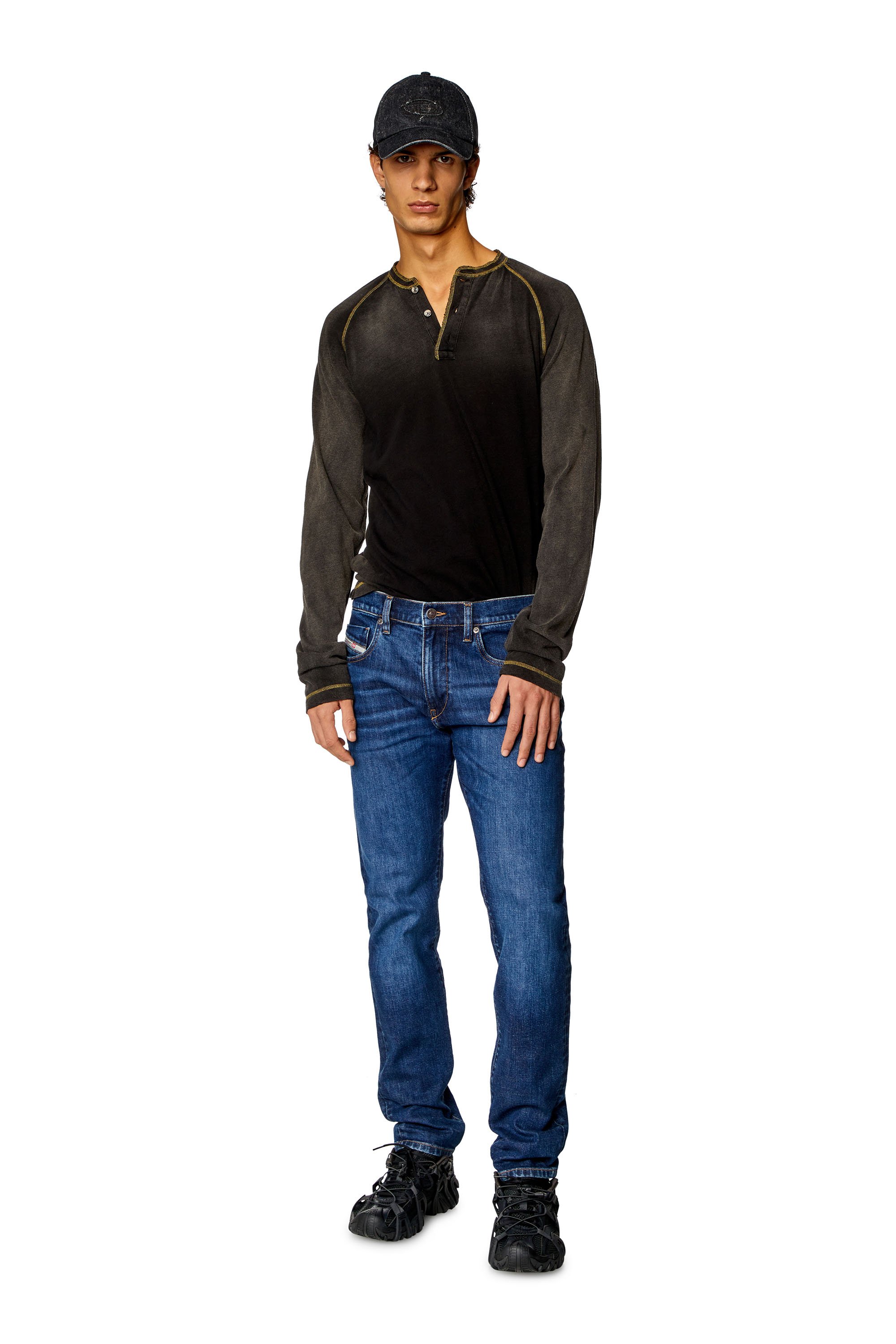 Diesel - Slim Jeans 2019 D-Strukt 0PFAZ, Bleu Foncé - Image 1