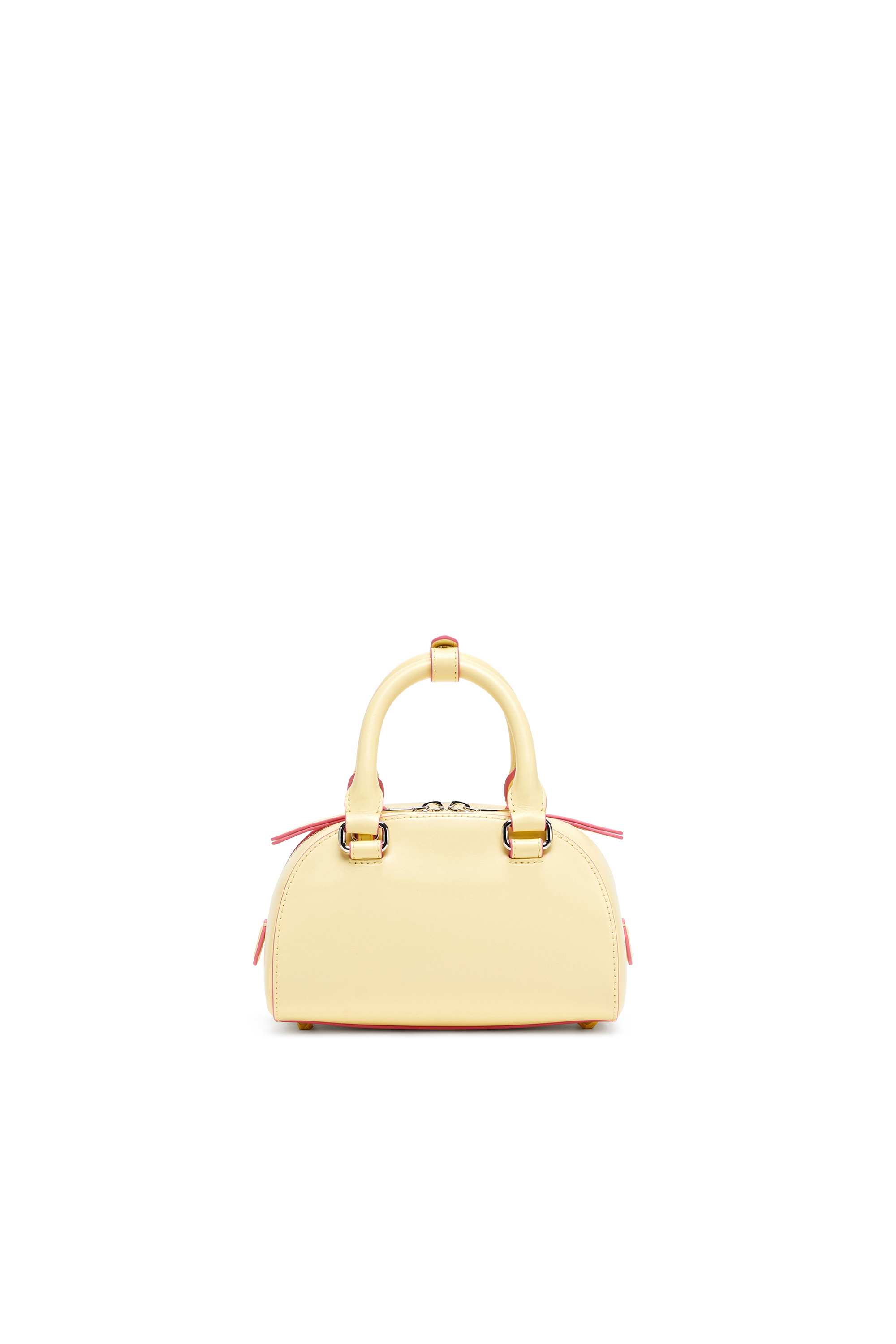 Diesel - 1DR DOME CROSSBODY, Damen 1DR Dome-Mini-Bowling-Tasche aus Leder in Gelb - 2