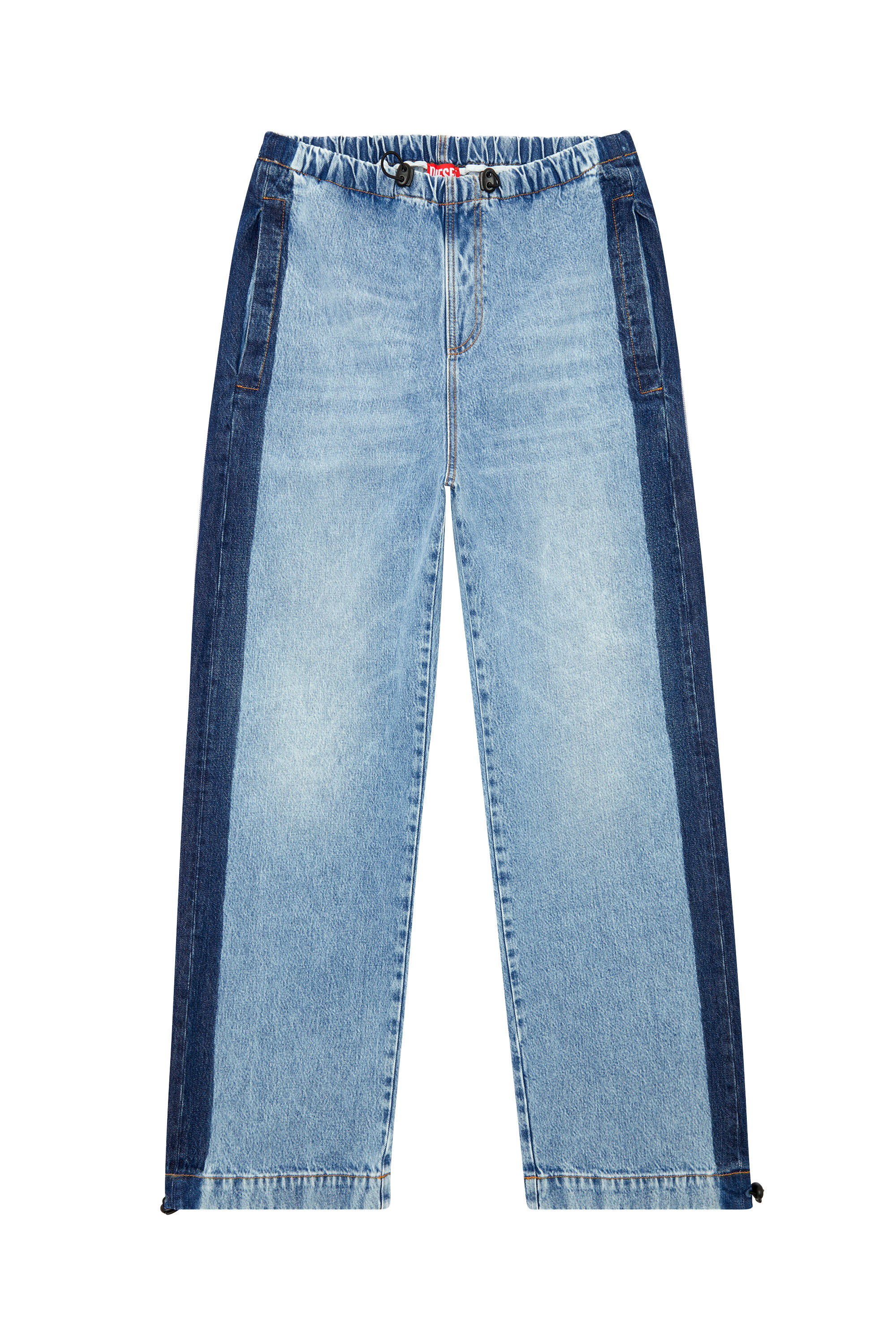 Diesel - Straight Jeans D-Martial 0GHAC, Bleu Clair - Image 5