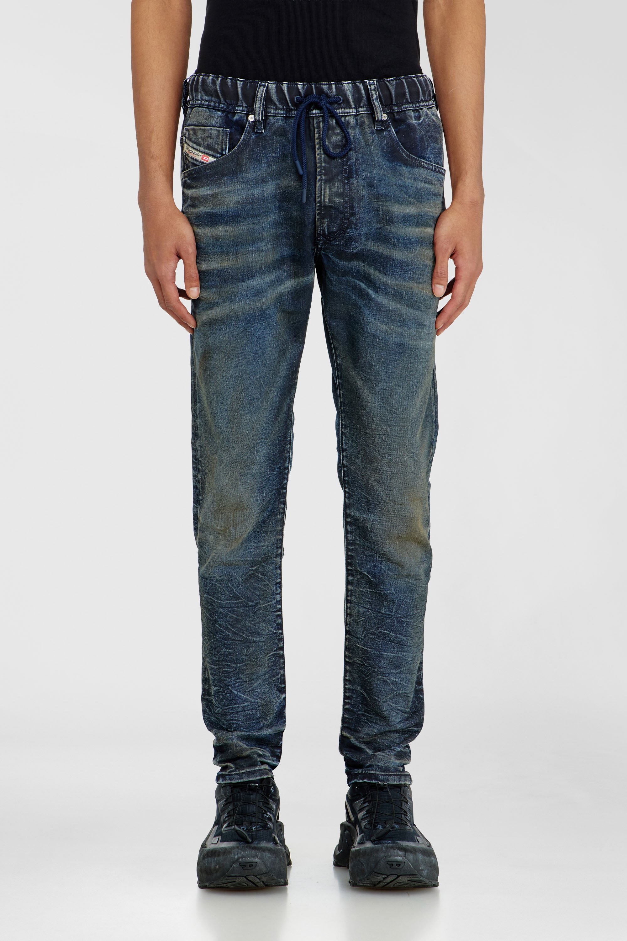 Diesel - Regular 2030 D-Krooley Joggjeans&reg; 068XU Uomo, Blu Scuro - Image 1
