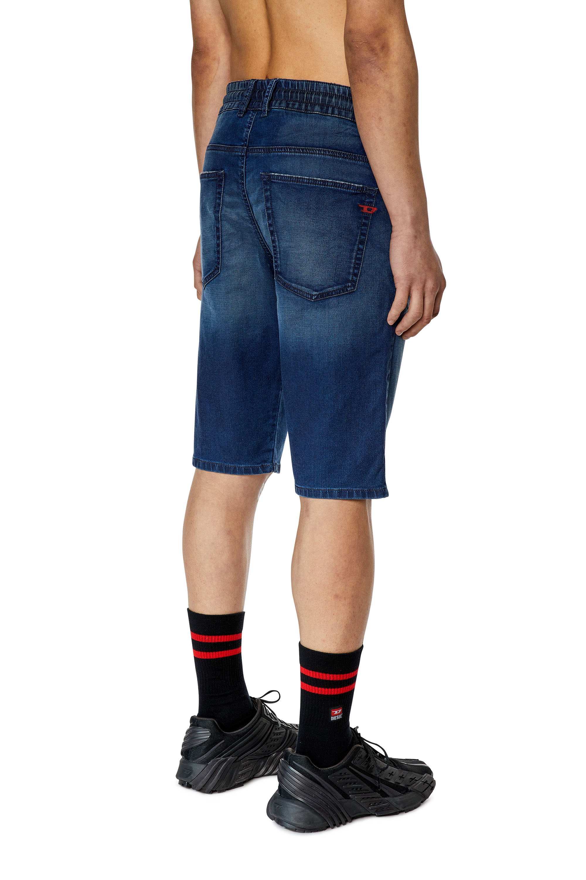 Diesel - D-KROOLEY-SHORT JOGG, Bleu Foncé - Image 4