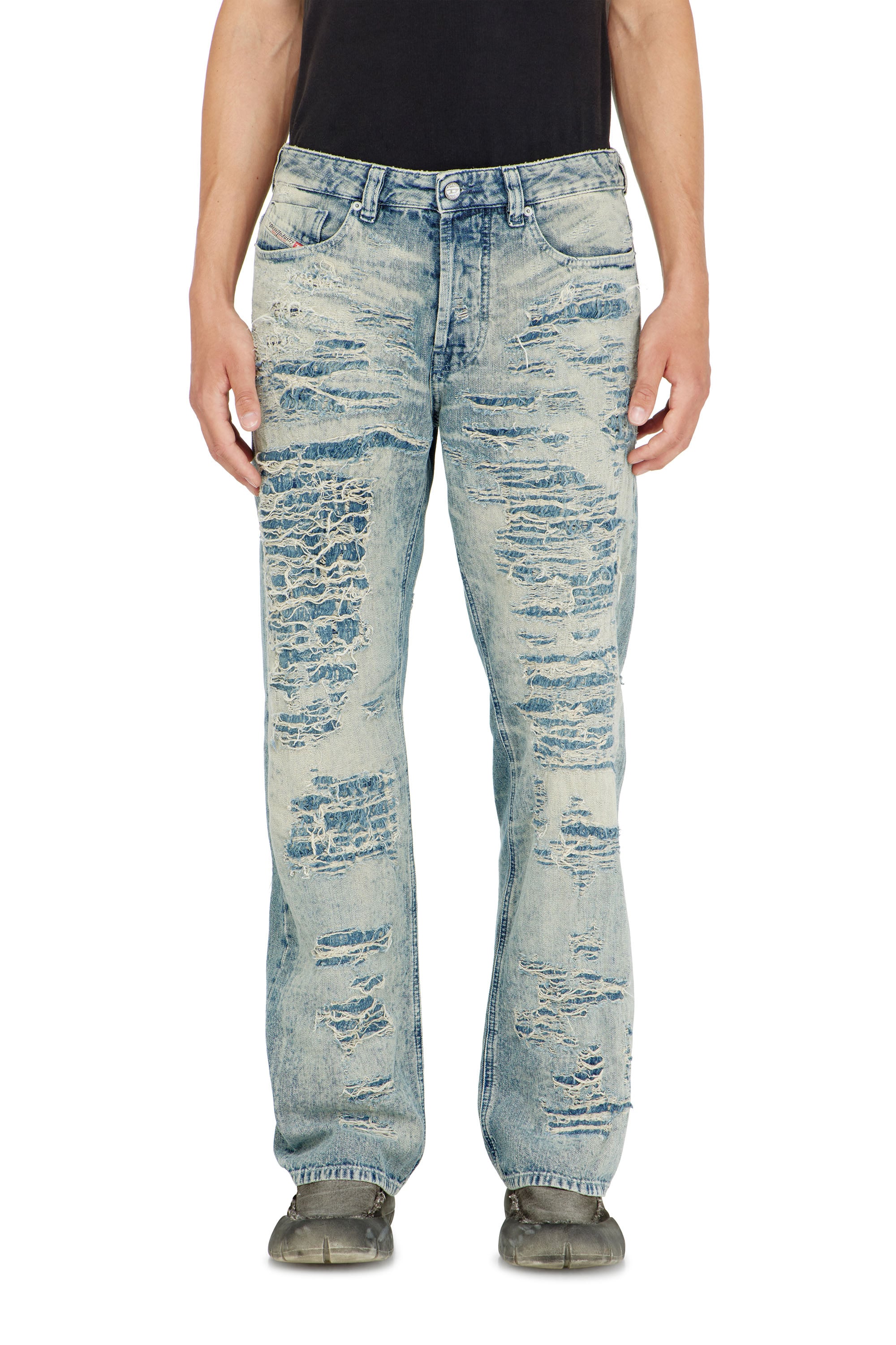 Diesel - Relaxed Jeans 1980 D-Eeper 068YM Homme, Bleu moyen - Image 4