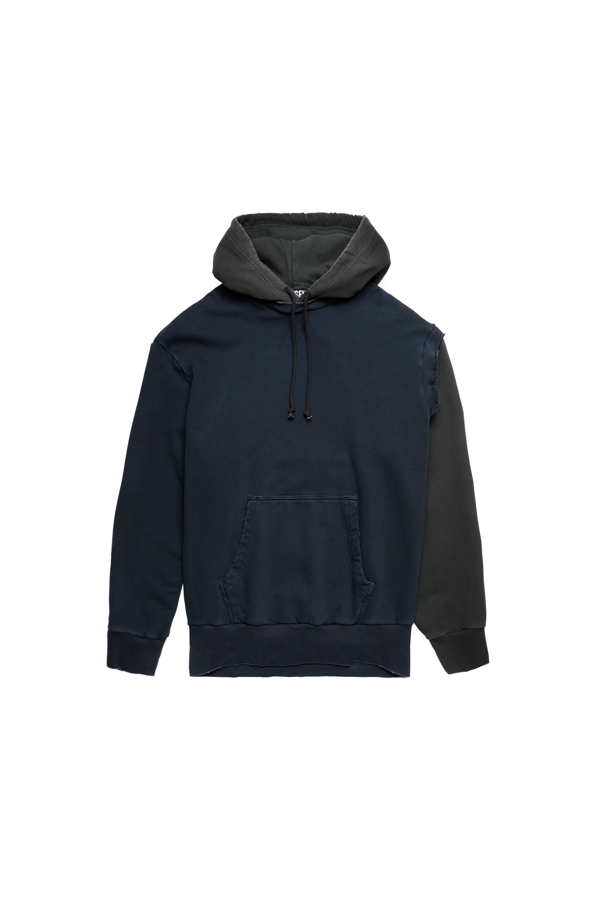 S-CRAZY-B1, Bleu/Gris - Pull Cotton
