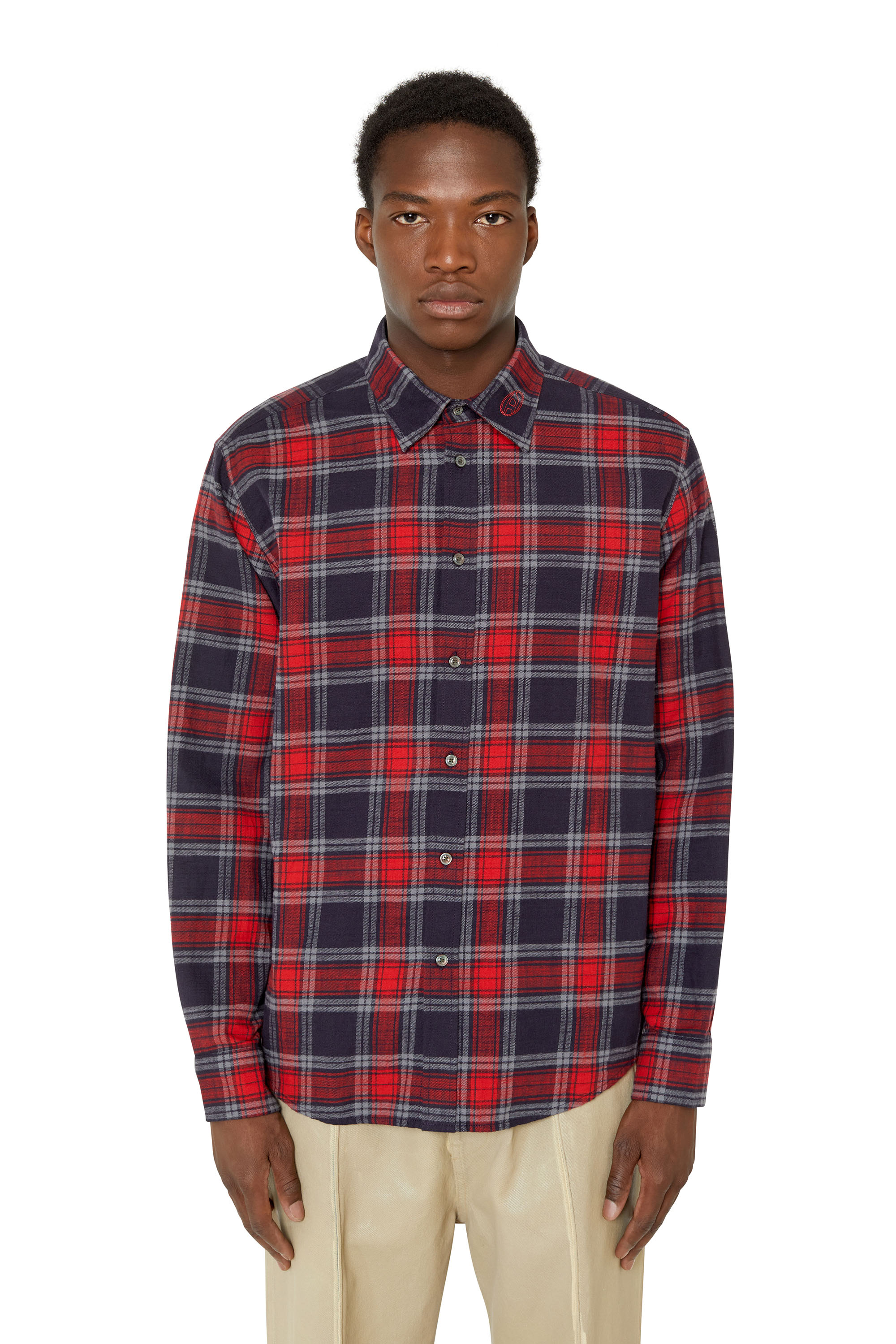 Diesel - S-UMBE-CHECK-NW, Rosso/Blu - Image 1