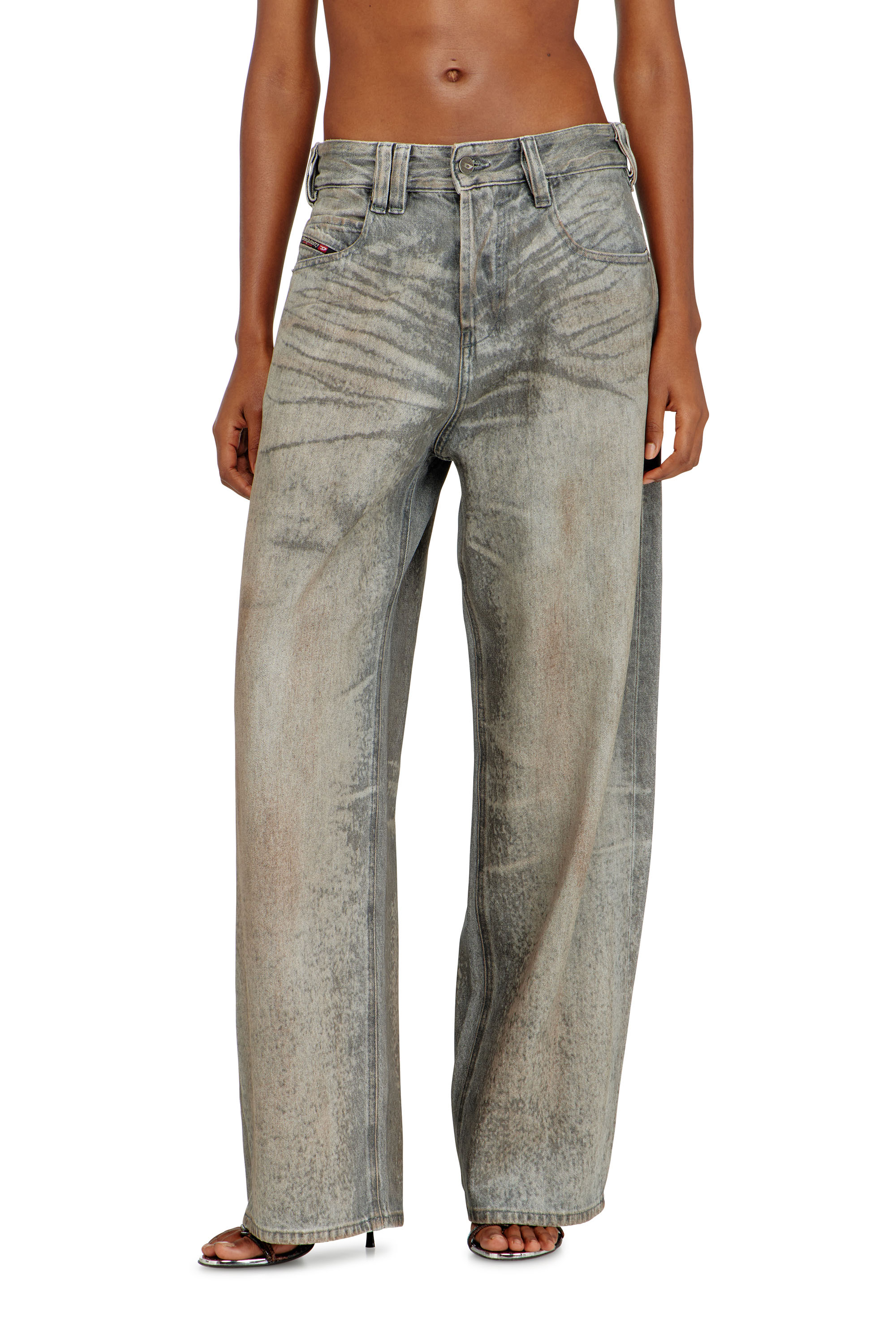 Diesel - Relaxed Jeans 1997 D-Enim-M 09P24 Mixte, Gris - Image 4