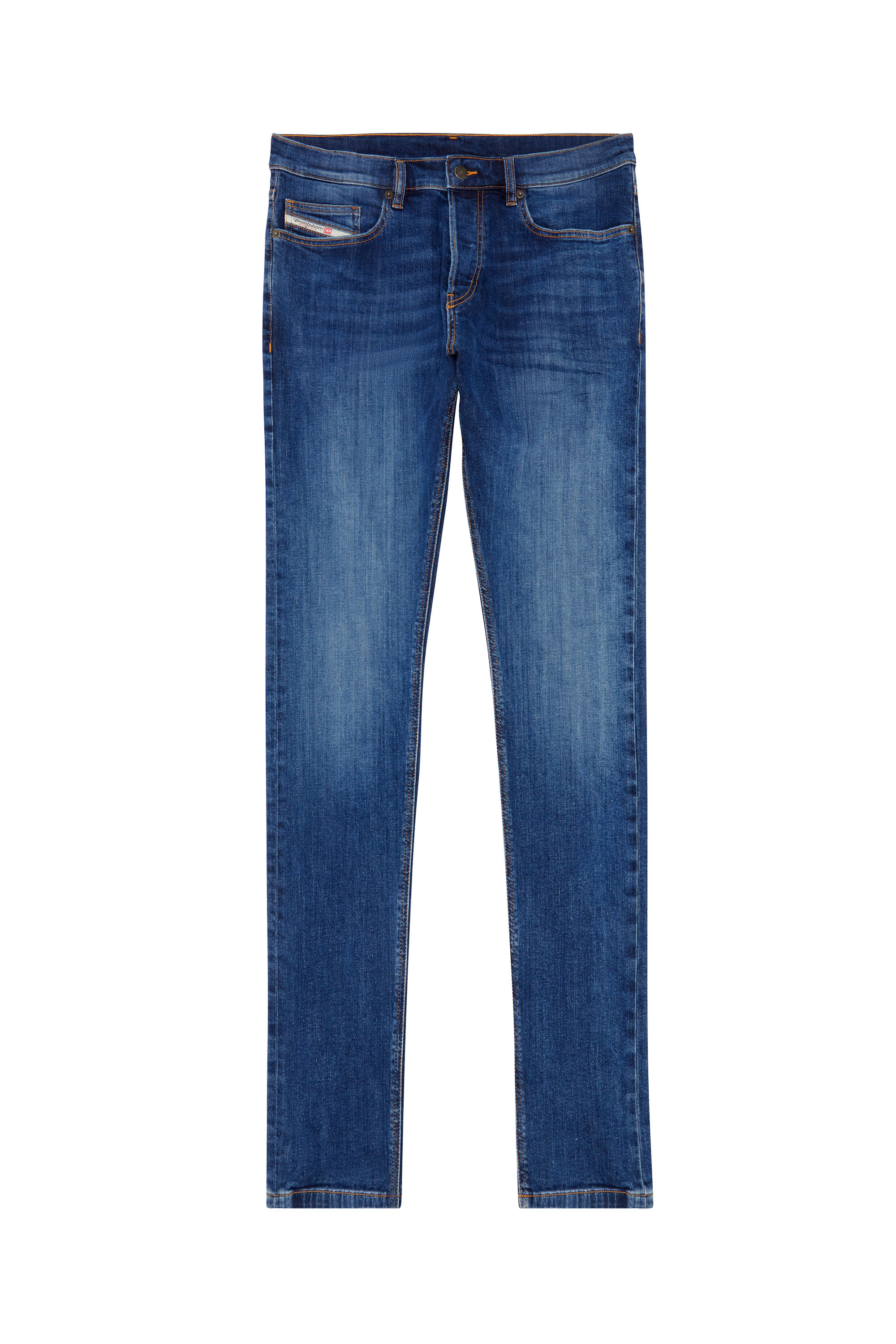 Diesel - D-Luster 0GDAN Slim Jeans, Blu medio - Image 6