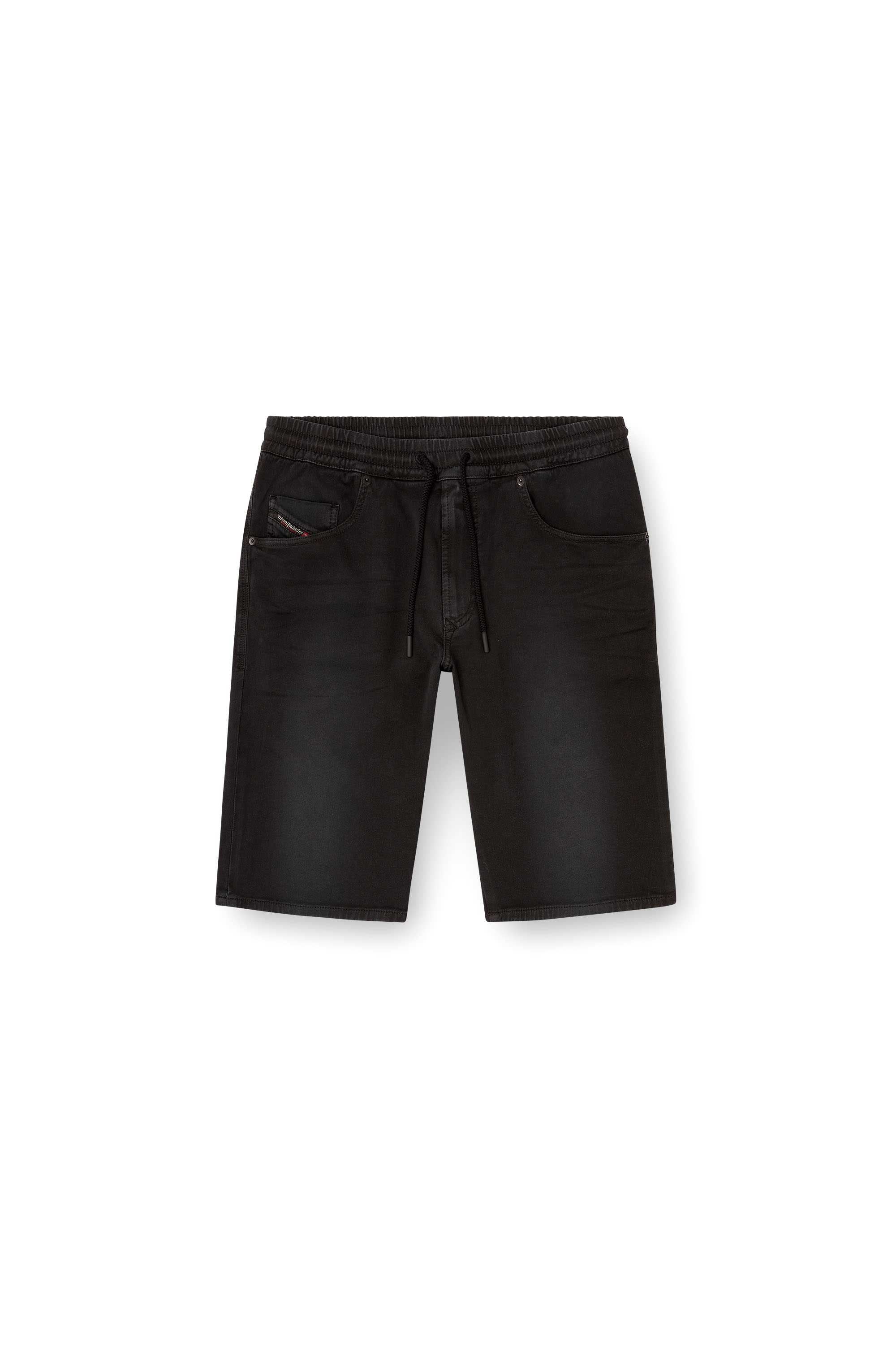 Diesel - 2033 D-KROOLEY-SHORT JOGG, Short chino in JoggJeans Uomo in Nero - 3