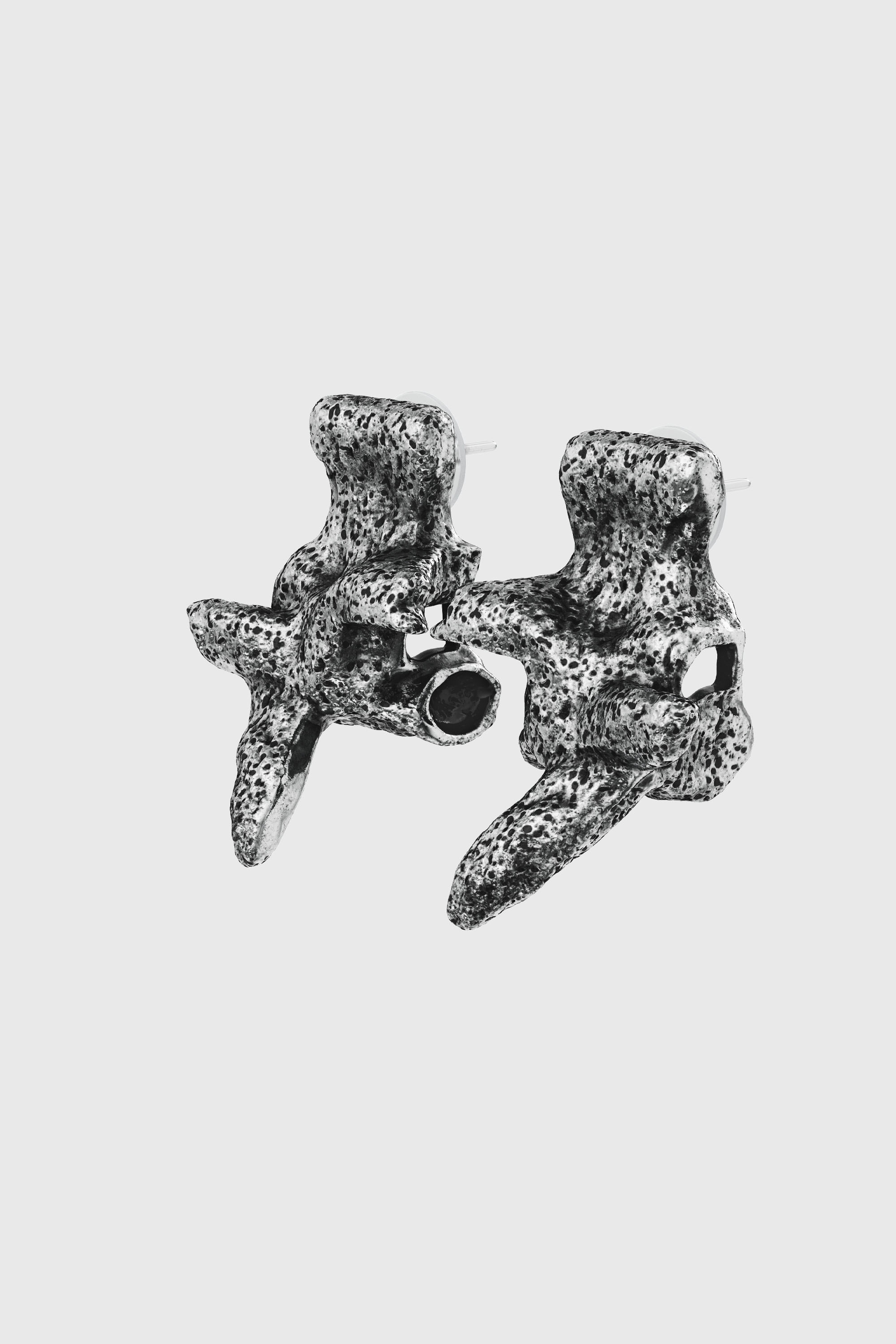 Diesel - DX1710040 JEWELLERY, Boucles d&rsquo;oreilles argent&eacute;es &agrave; clous Mixte in Gris - 2
