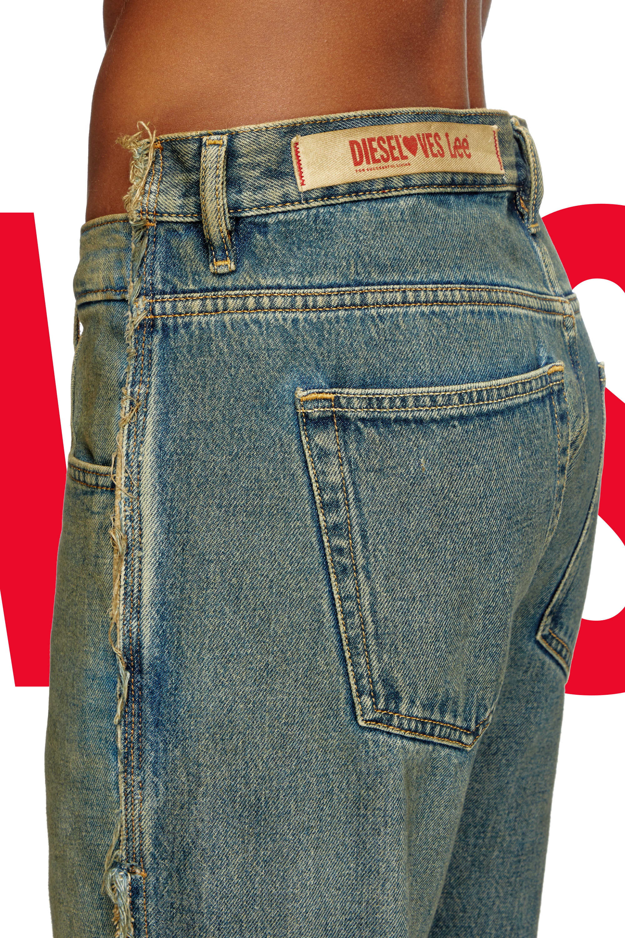 Regular Jeans Dieseloves 04 09M98, Bleu Foncé Diesel - Regular Jeans Dieseloves 04 09M98 Homme, Bleu Foncé - Image 4