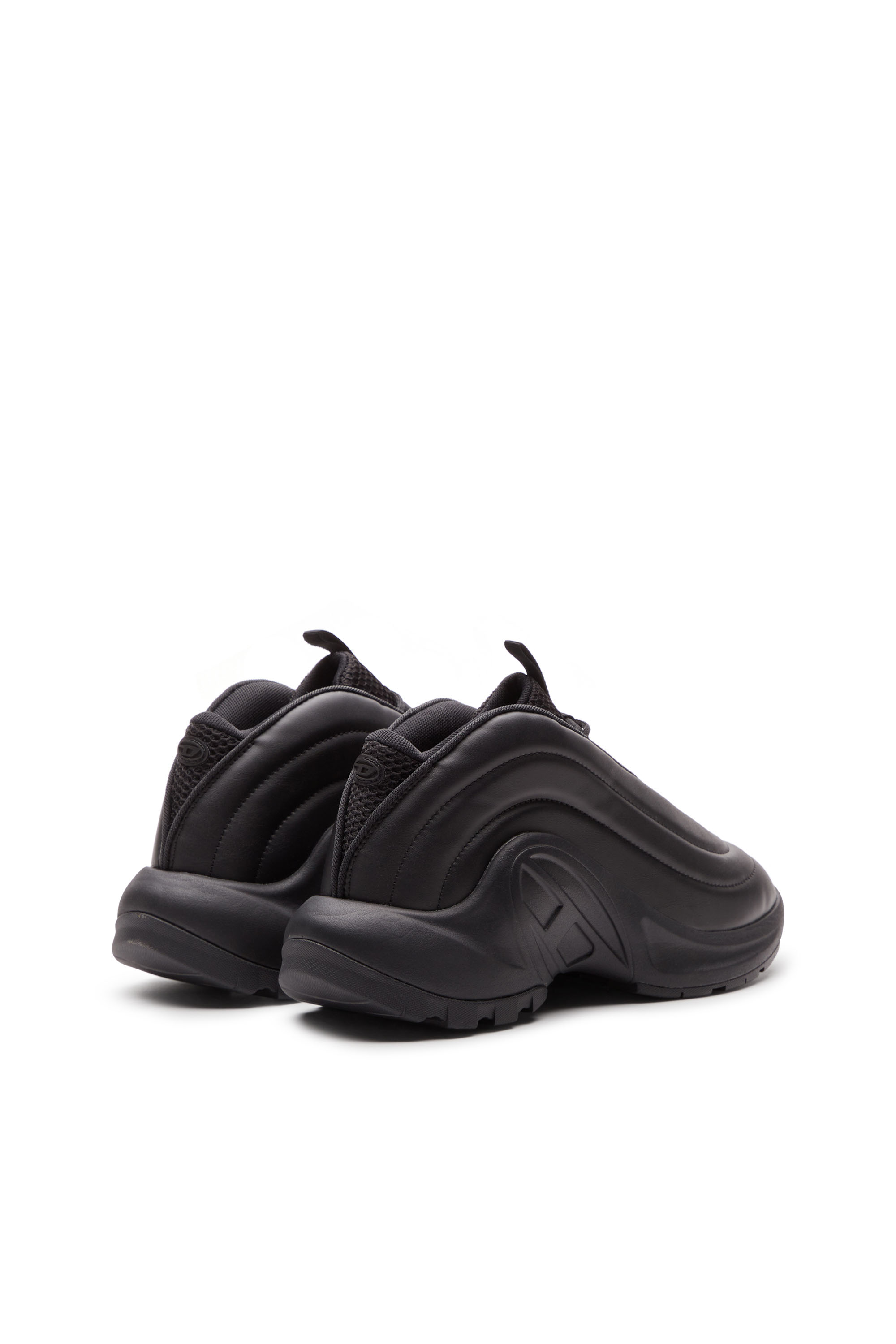 Diesel - S-D-RUNNER X, Unisex S-D-Runner X-Schlupfsneakers mit mattem Oval D-Spann in Schwarz - 3