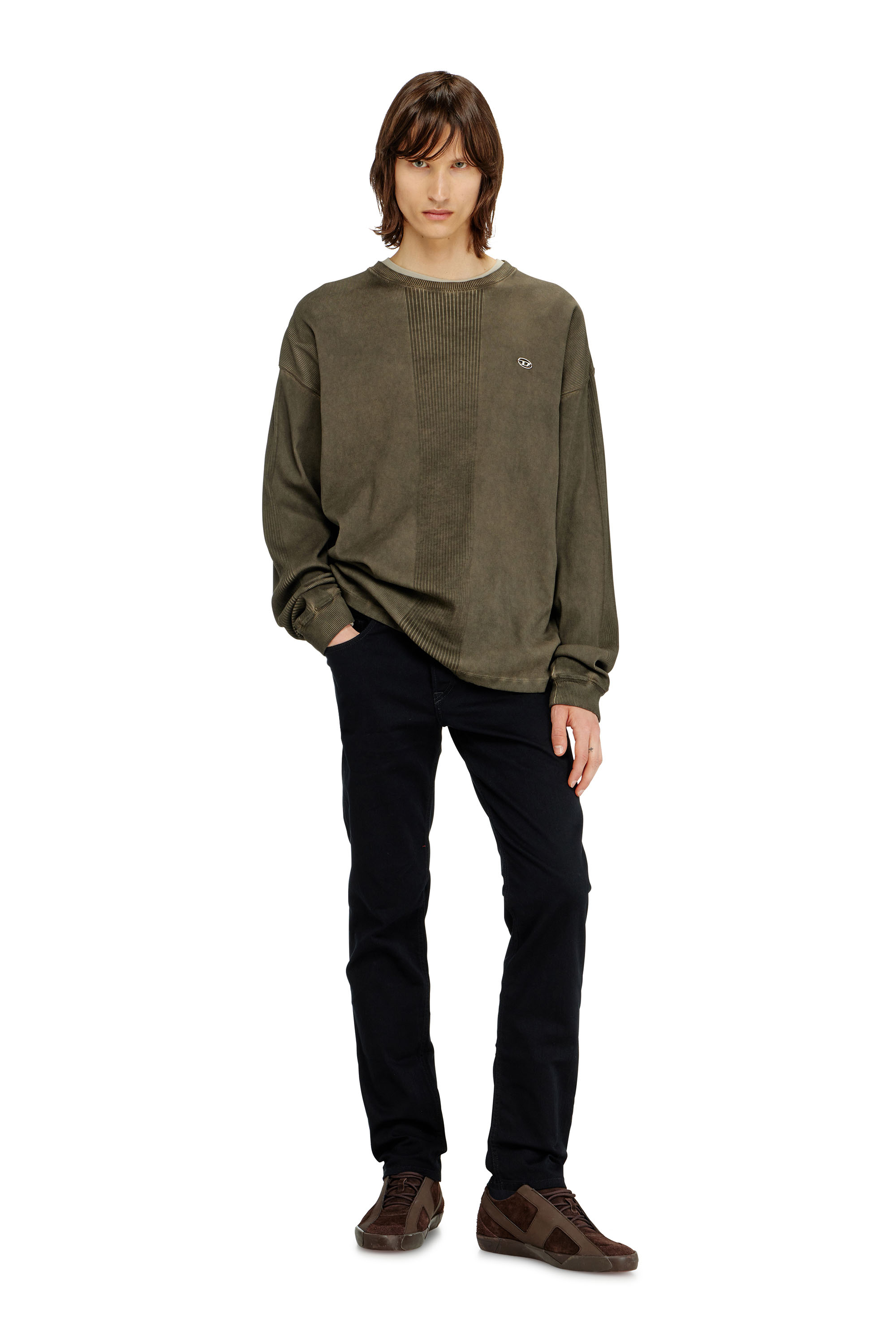 Diesel - Regular Jeans 2023 D-Finitive 069YP Homme, Noir/Gris fonc&eacute; - Image 2