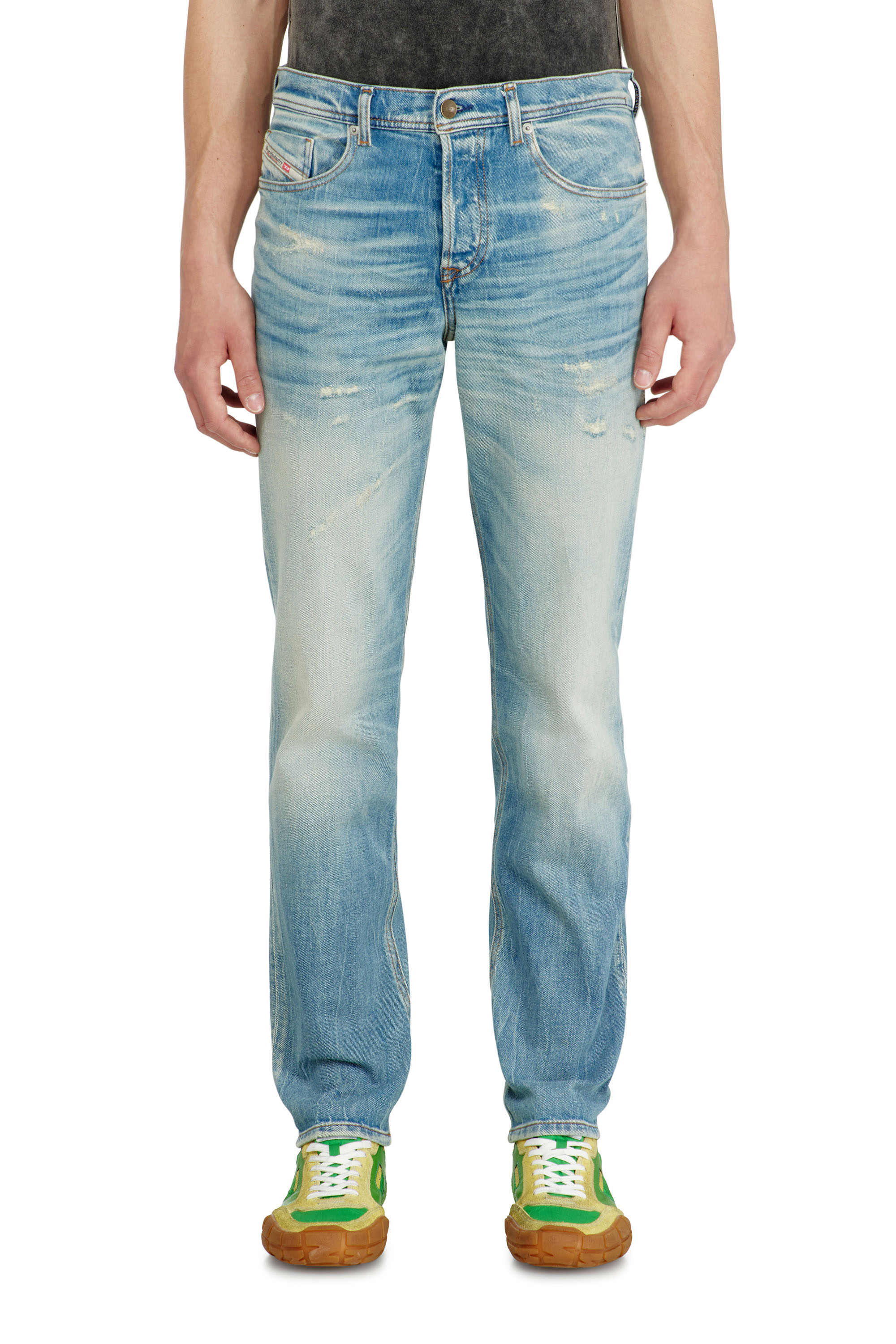 Diesel - Regular Jeans 2023 D-Finitive 09P33 Homme, Bleu Clair - Image 4