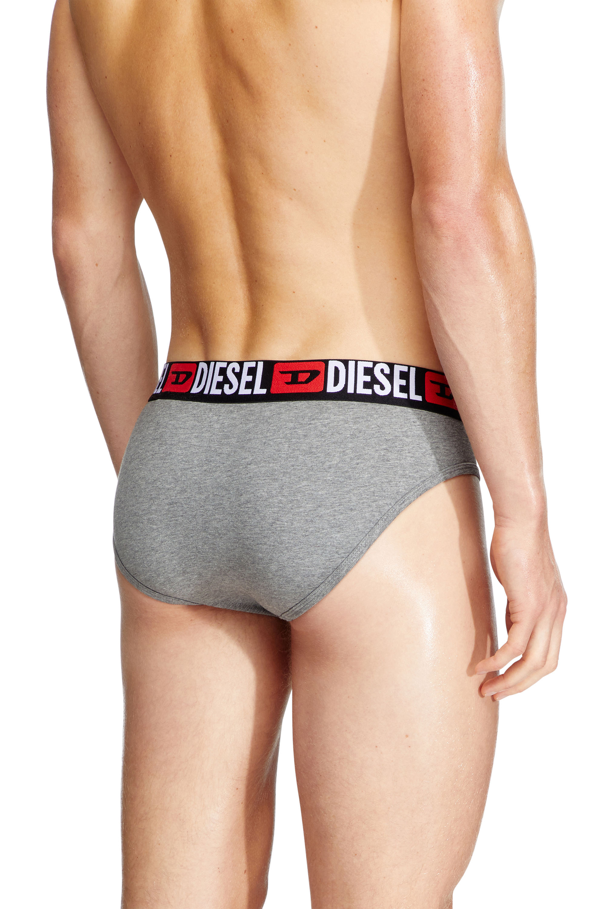 Diesel - UMBR-ANDRETHREEPACK, Lot de trois slips unis Homme in Polychrome - 4