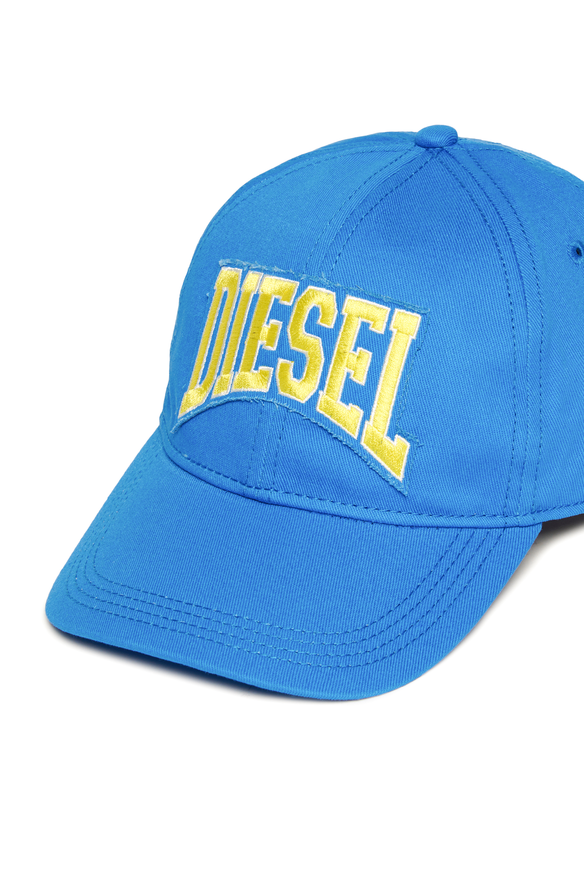 Diesel - FCGUS, Casquette de baseball avec empiècement à logo brodé Homme in Polychrome - 3