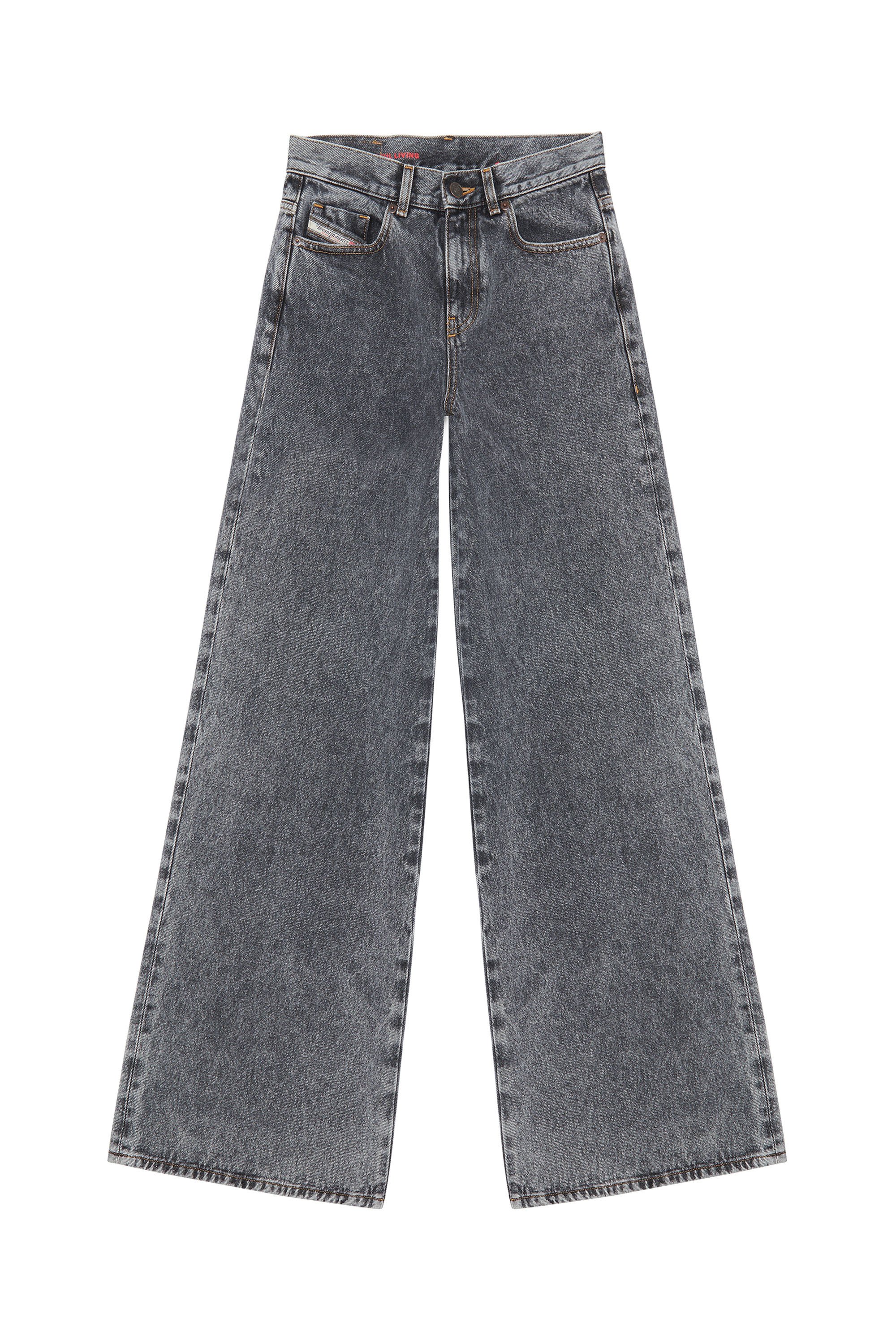 Diesel - 1978 09E04 Bootcut and Flare Jeans, Schwarz/Dunkelgrau - Image 5