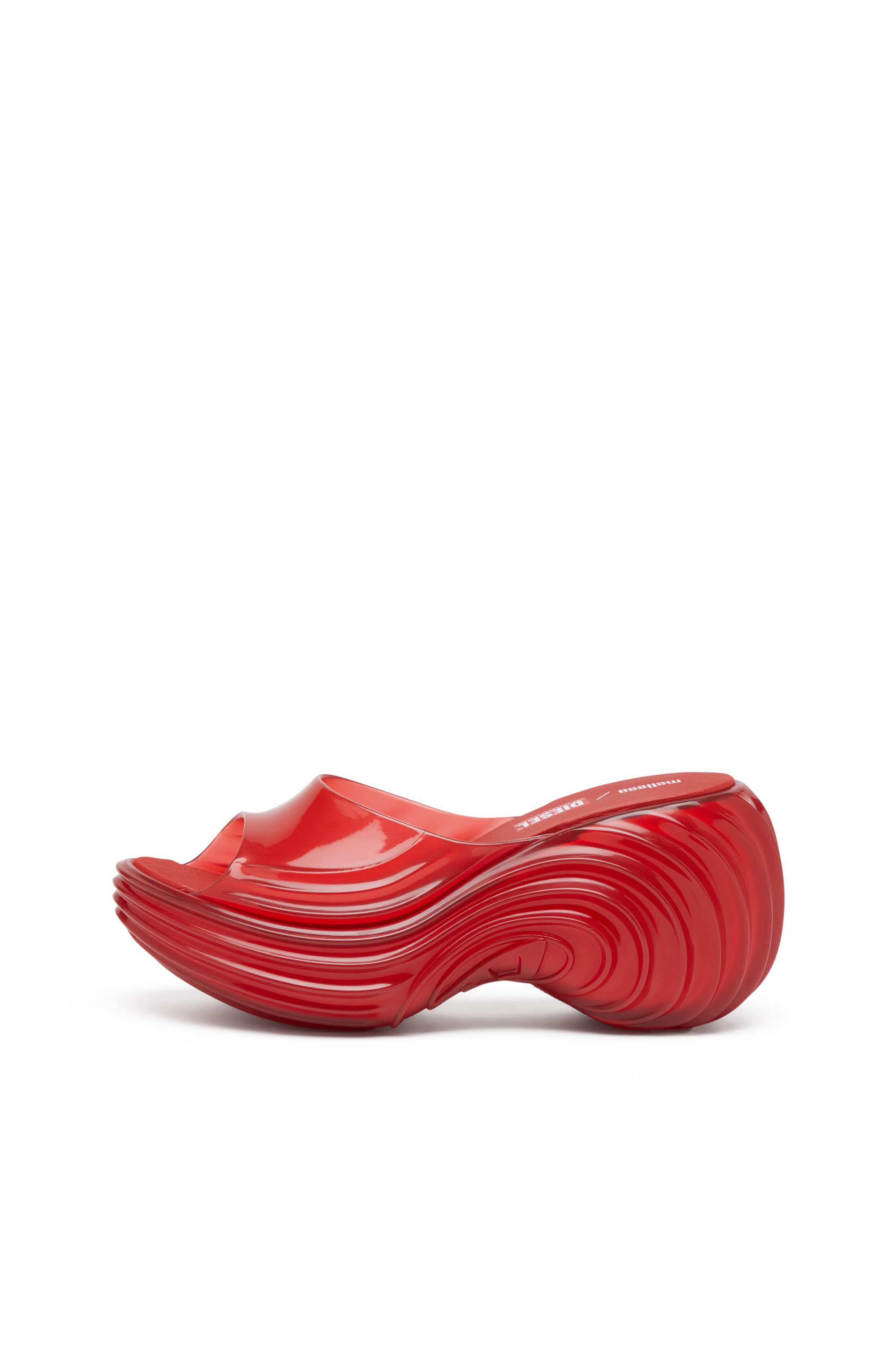 Diesel - MELISSA QUANTUM PLATFORM, Mule platform in Melflex® Donna in Rosso - 3