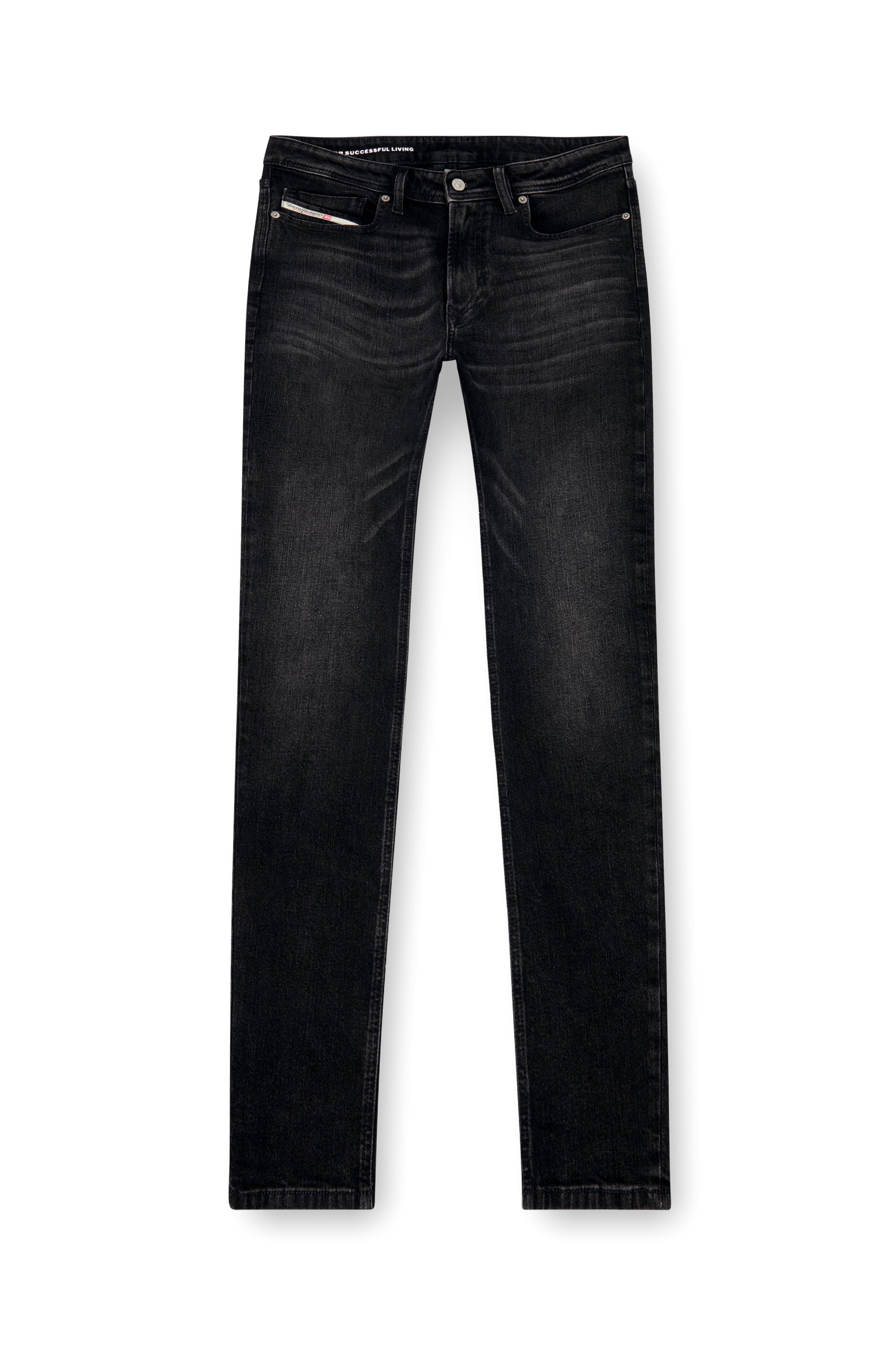 Diesel - Herren Skinny Jeans 1979 Sleenker 0GRDA, Schwarz/Dunkelgrau - Image 3