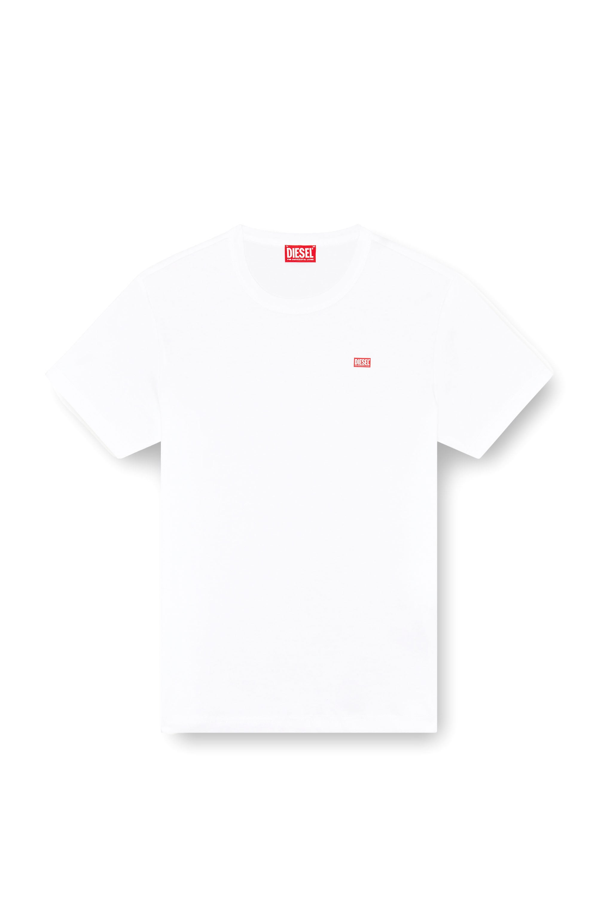 Diesel - T-MIEGOR-K77, T-shirt in cotone mercerizzato Uomo in Bianco - 3