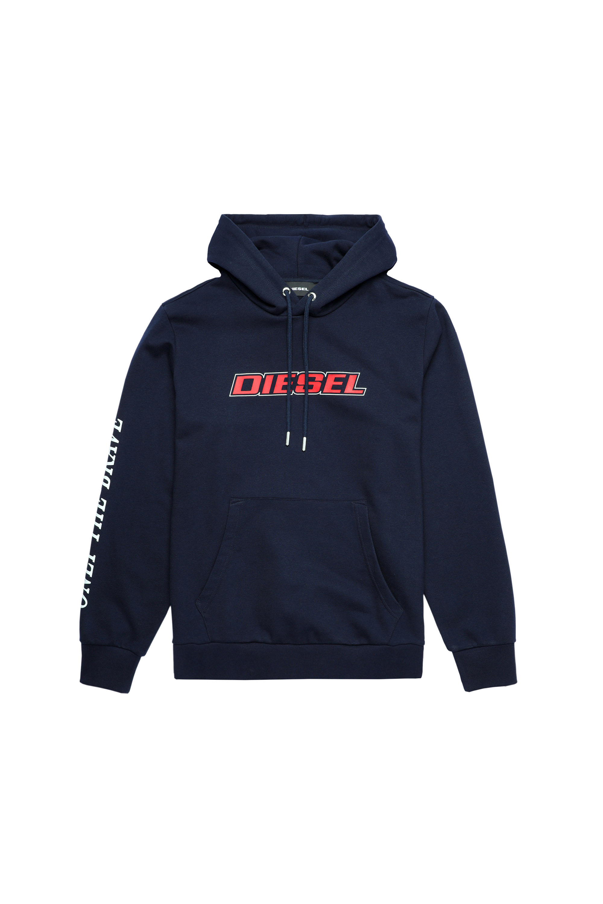 S-GIRK-HOOD-K10, Bleu Foncé - Pull Cotton