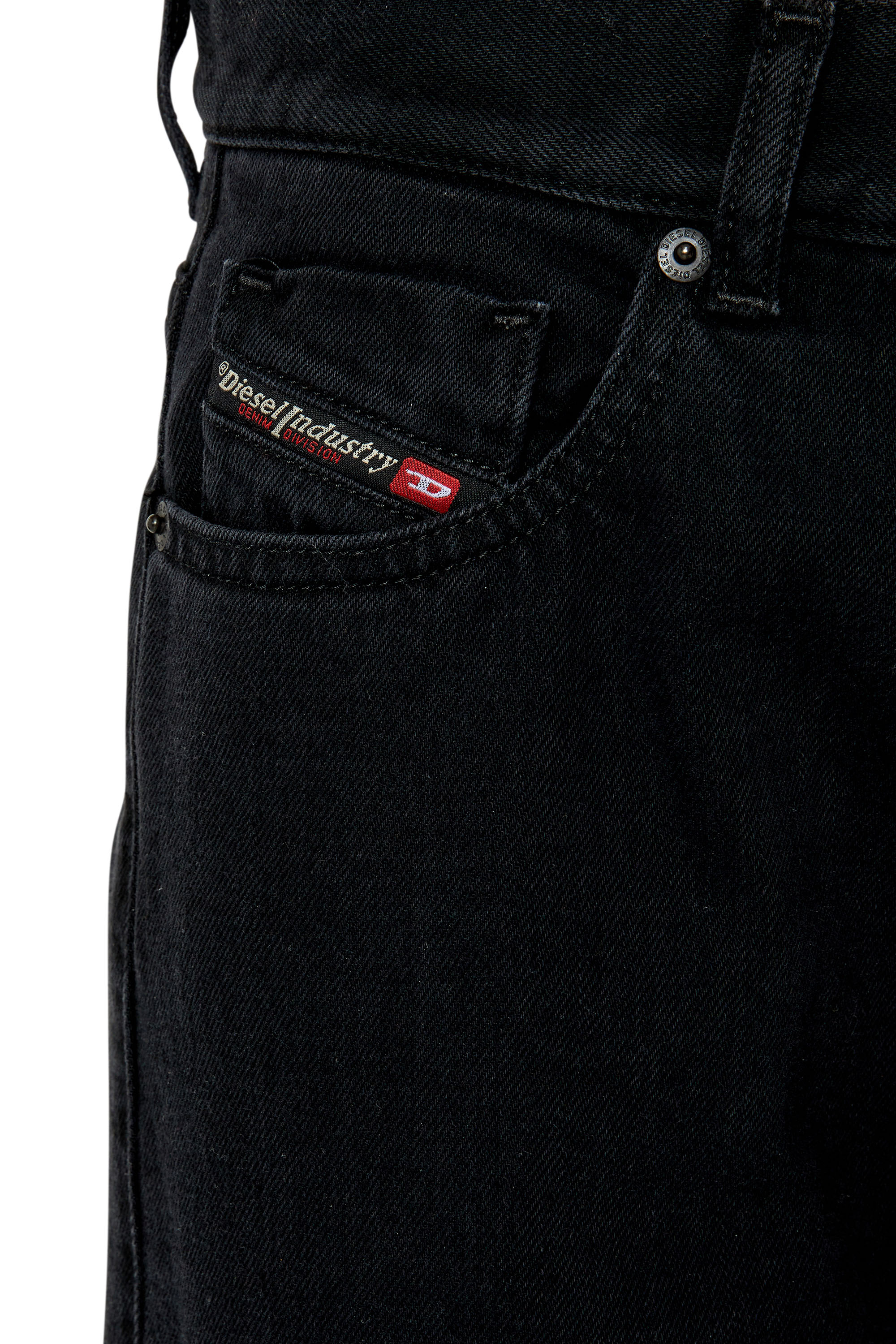 Diesel - 1978 Z09RL Bootcut and Flare Jeans, Nero/Grigio scuro - Image 3