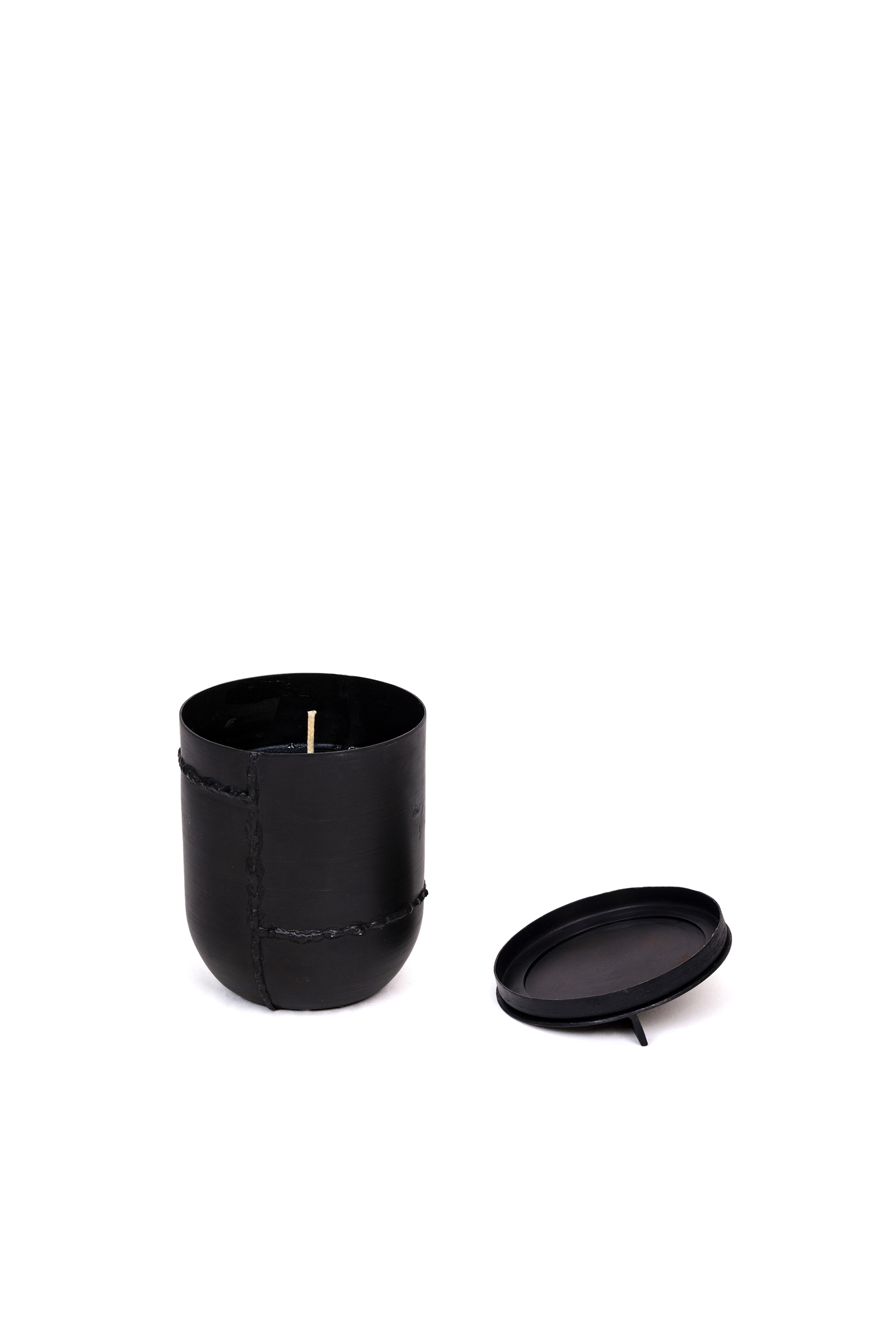 Diesel - 11161 HOME SCENTS, Candela in vasetto metallo "Diesel acier fumèe" Unisex in Nero - 1