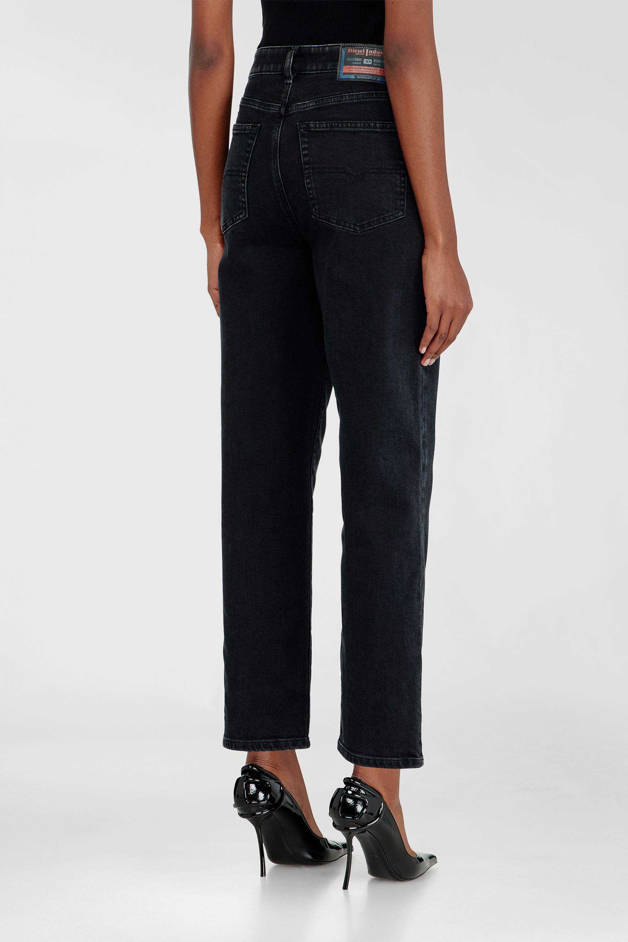 Diesel - Regular Jeans 1981 D-Went 09N89 Femme, Noir/Gris fonc&eacute; - Image 5