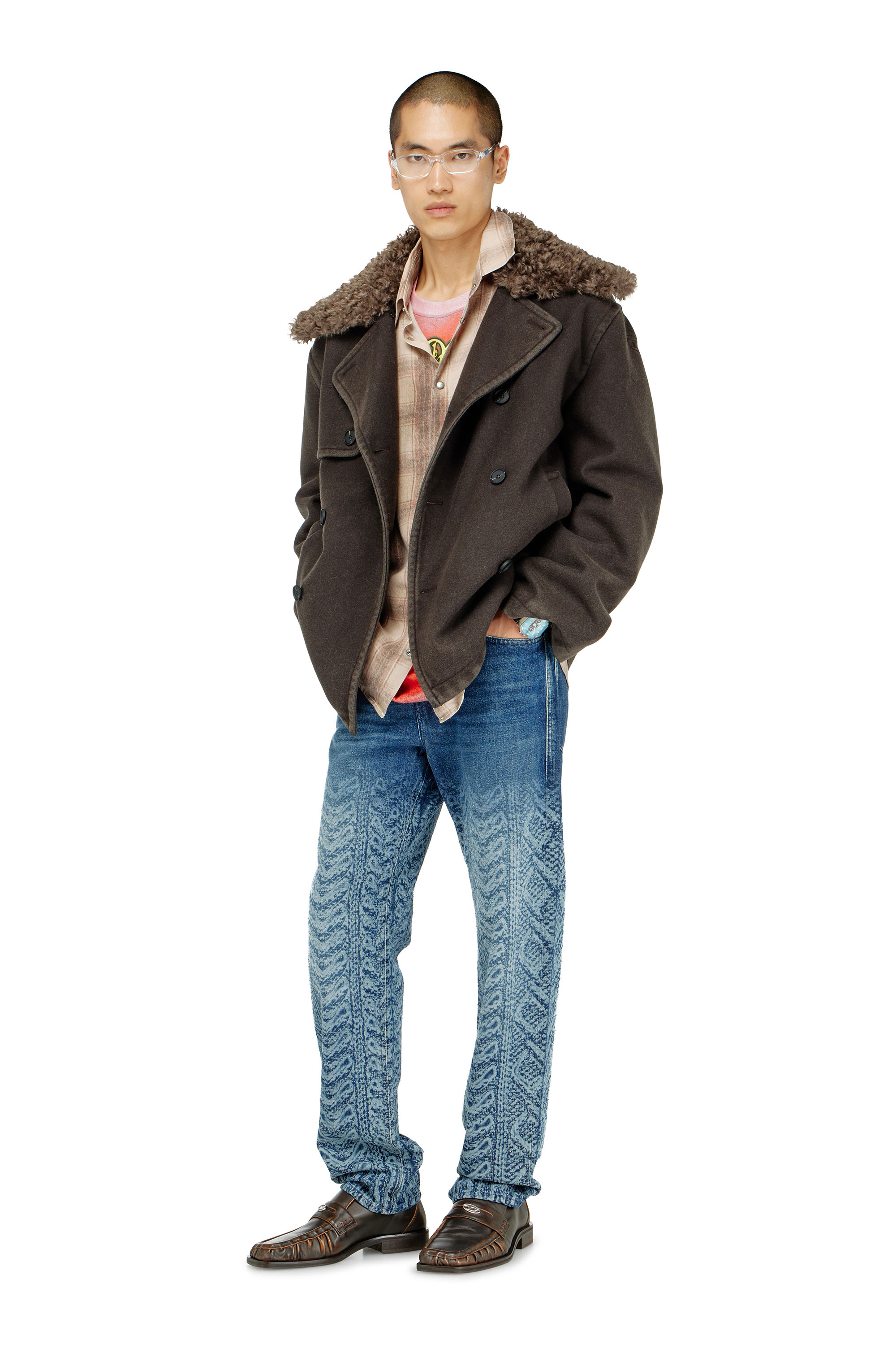 Diesel - Herren Regular Jeans 2024 D-Macs 007EV, Dunkelblau - 1