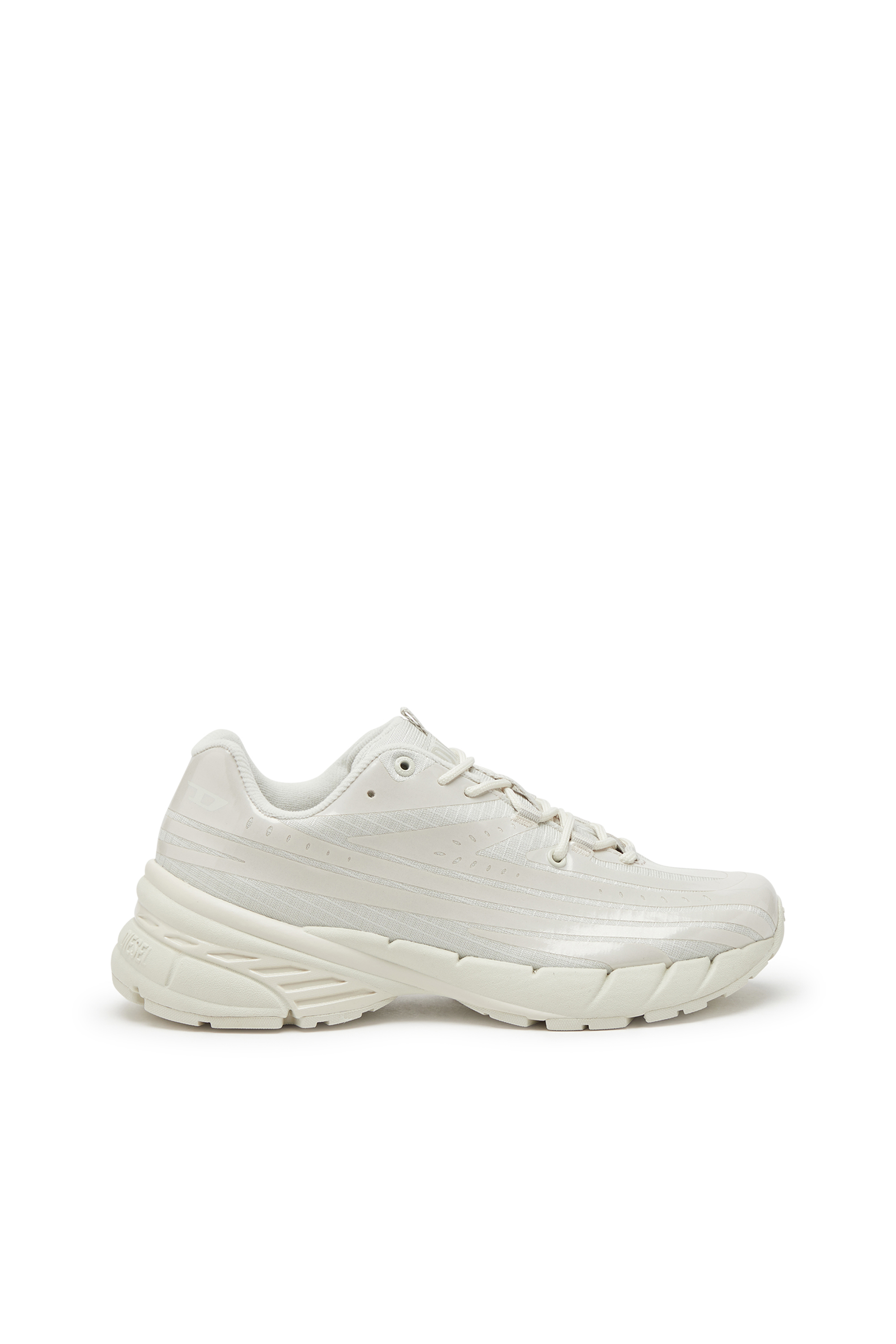 Diesel - D-AIRSPEED LOW W, D-Airspeed Low-Sneakers monochromes avec revêtement nacré Femme in Blanc - 1