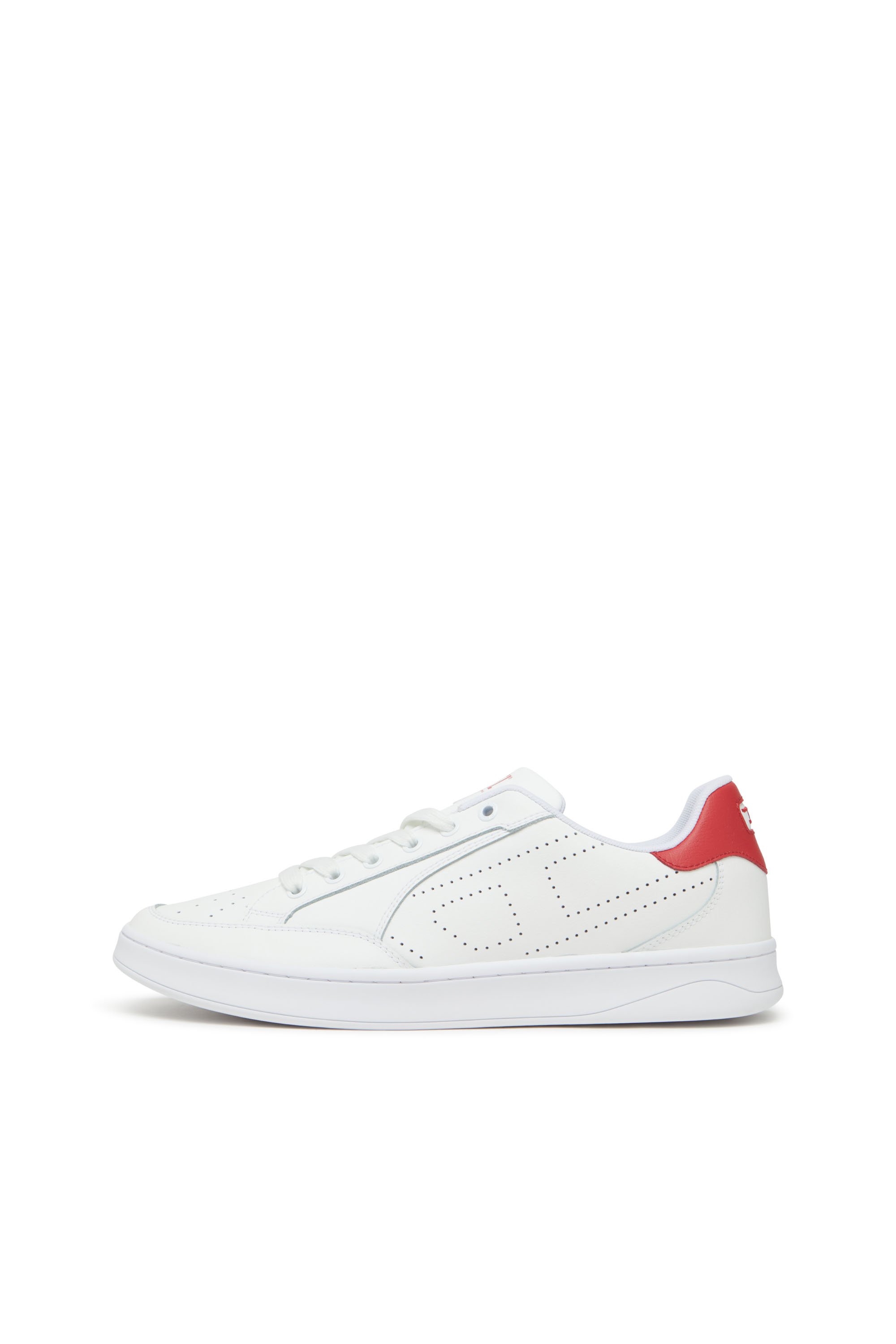 Diesel - S-DAKOTA LOW, Sneakers en cuir avec logo perforé Homme in Polychrome - 7