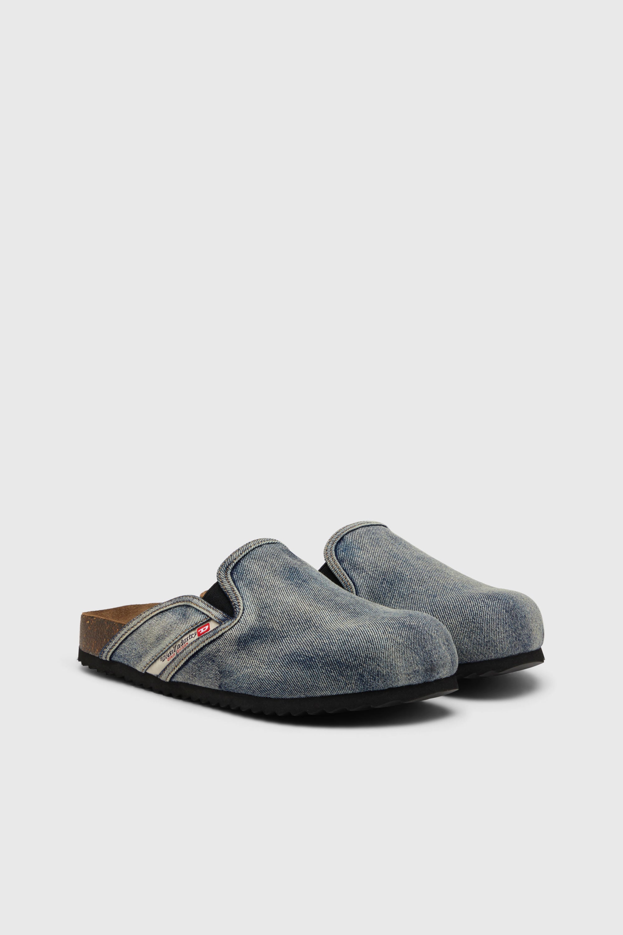 Diesel - D-WOODSTOCK SLIP-ON, Herren D-Woodstock-Mules aus Denim in Dunkelblau - 2