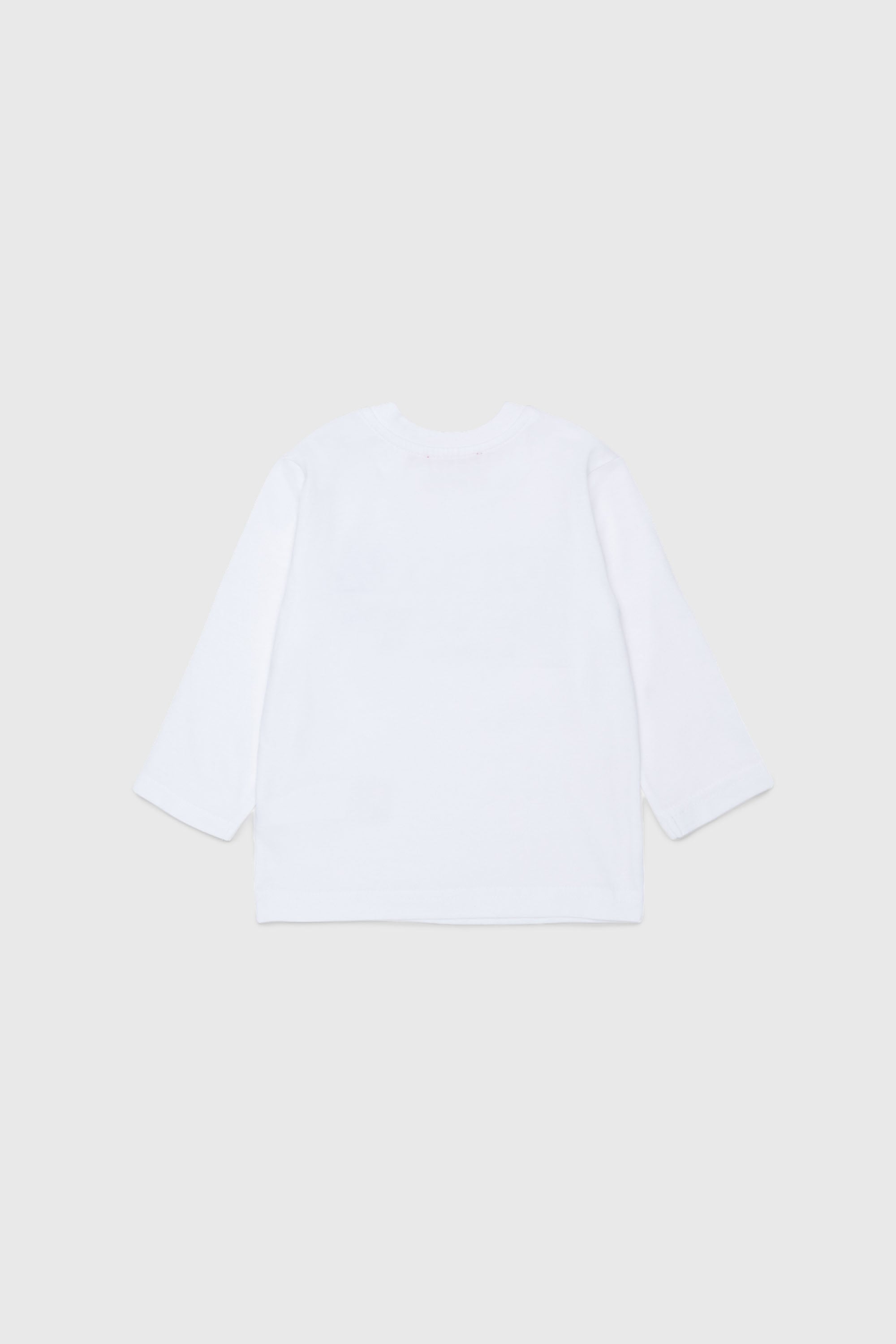 Diesel - TLODIMB, T-shirt &agrave; manches longues avec imprim&eacute; Diesel Industry Homme in Blanc - 2