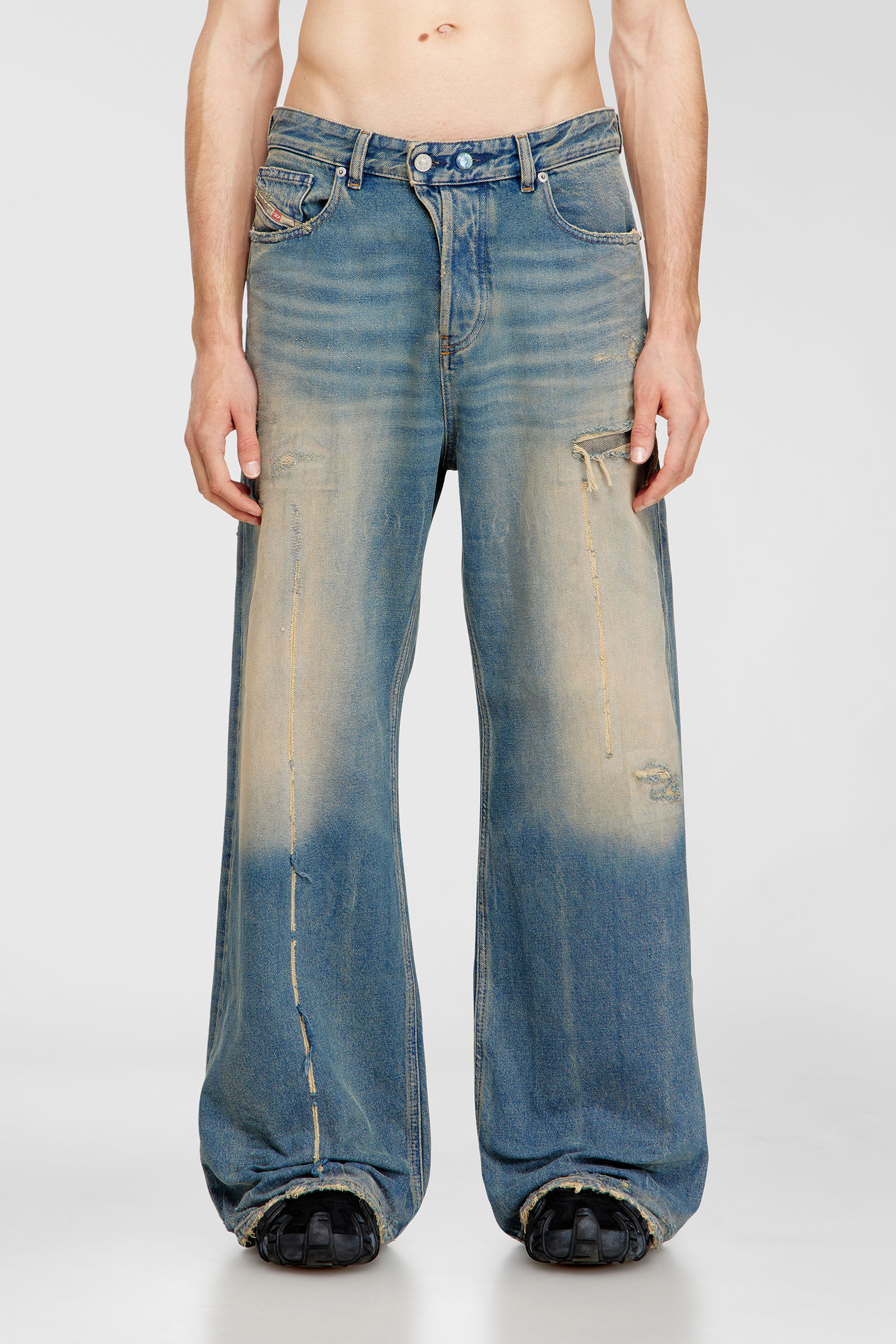 Diesel - Unisex's Relaxed Jeans 1996 D-Sire 09N29, Medium blue - 2