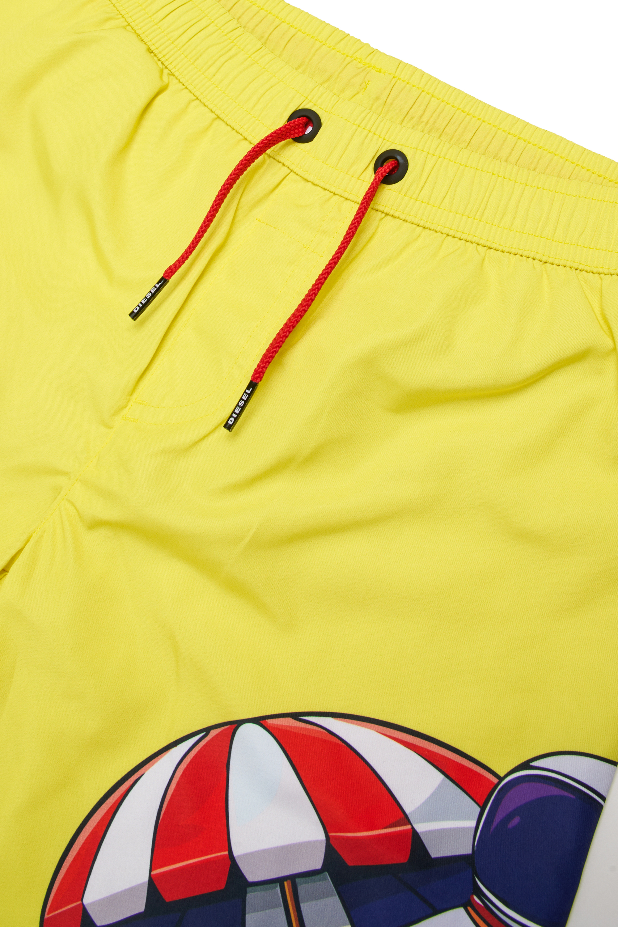 Diesel - MIPACY, Herren Badeshorts mit Astronauten-Print in Gelb - 3
